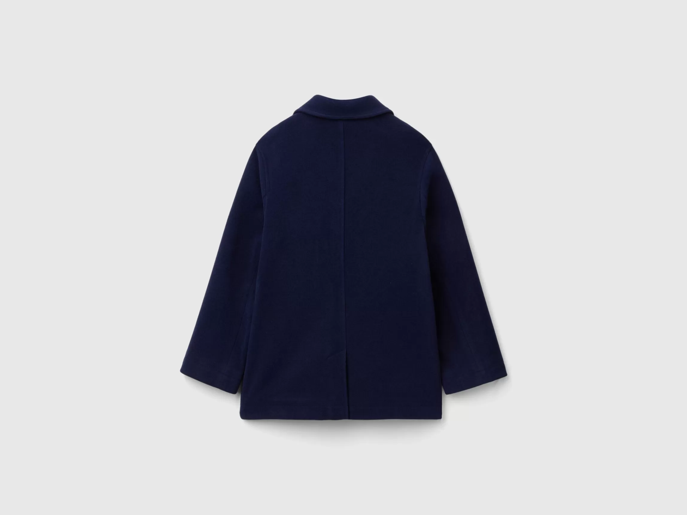 United Colors of Benetton Double-breasted coat in wool blend