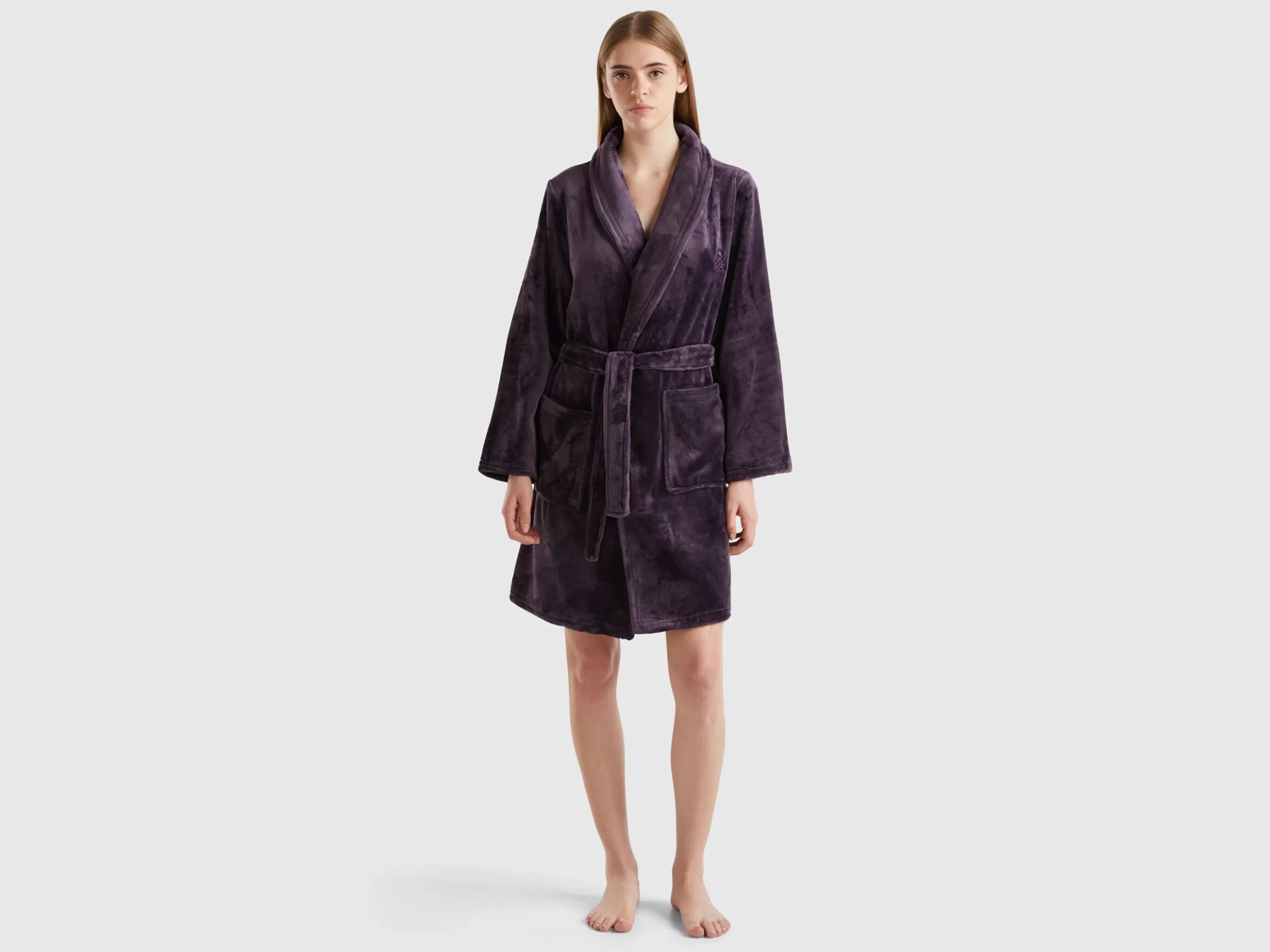 United Colors of Benetton Dressing gown in faux fur