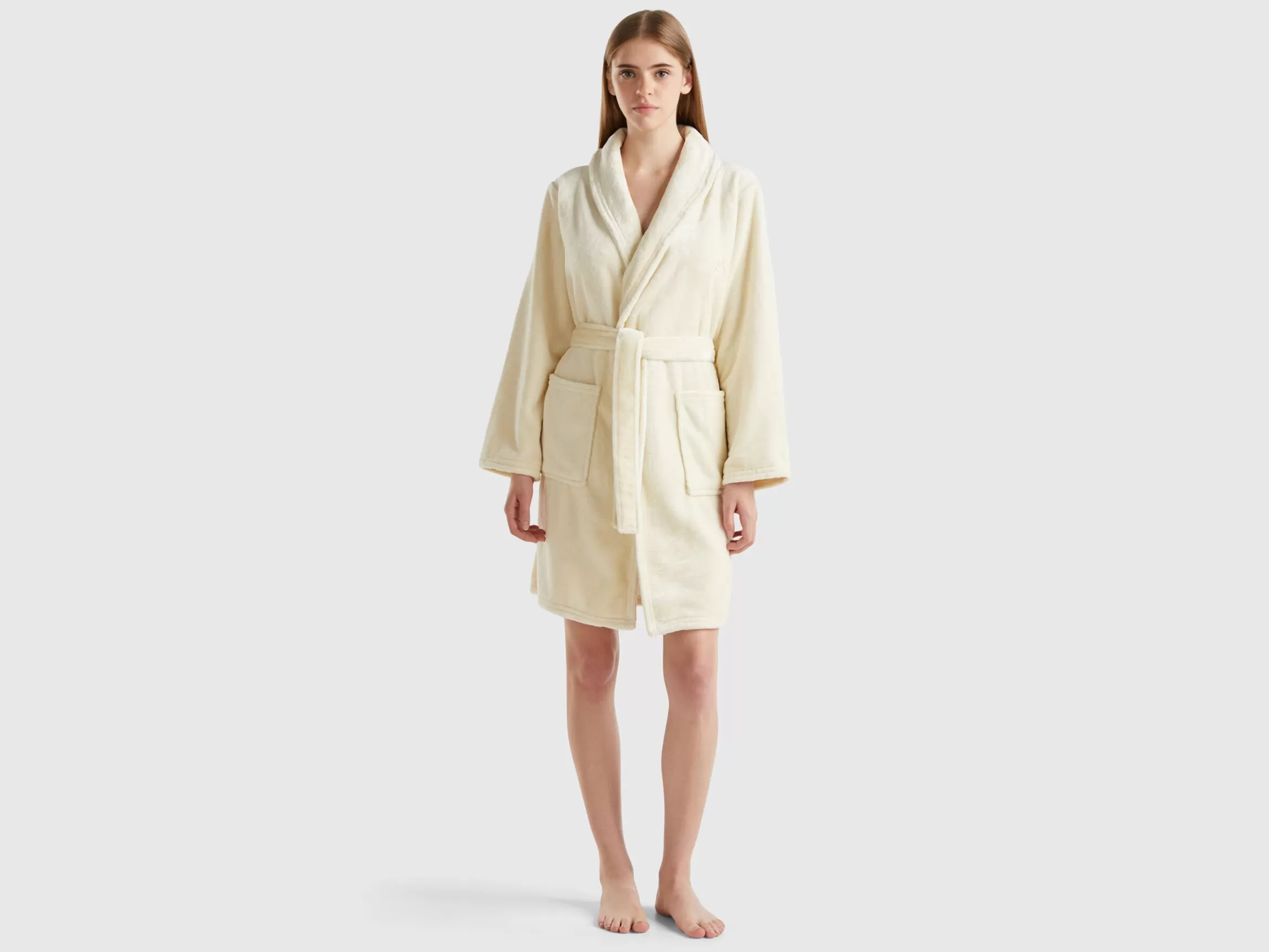 United Colors of Benetton Dressing gown in faux fur