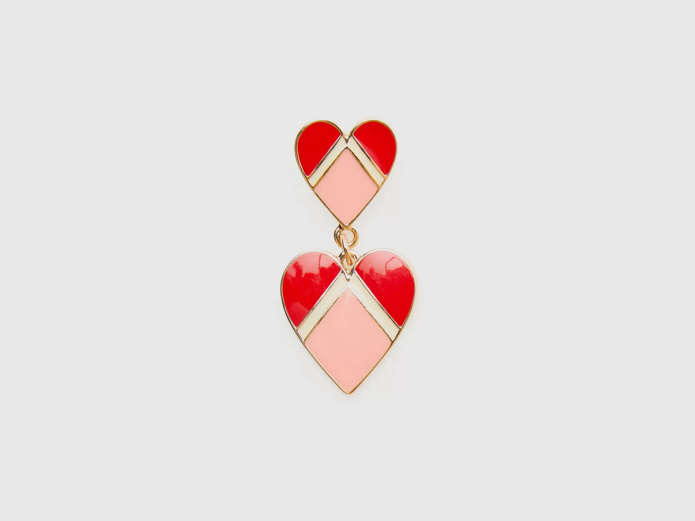 United Colors of Benetton Earrings with heart pendant
