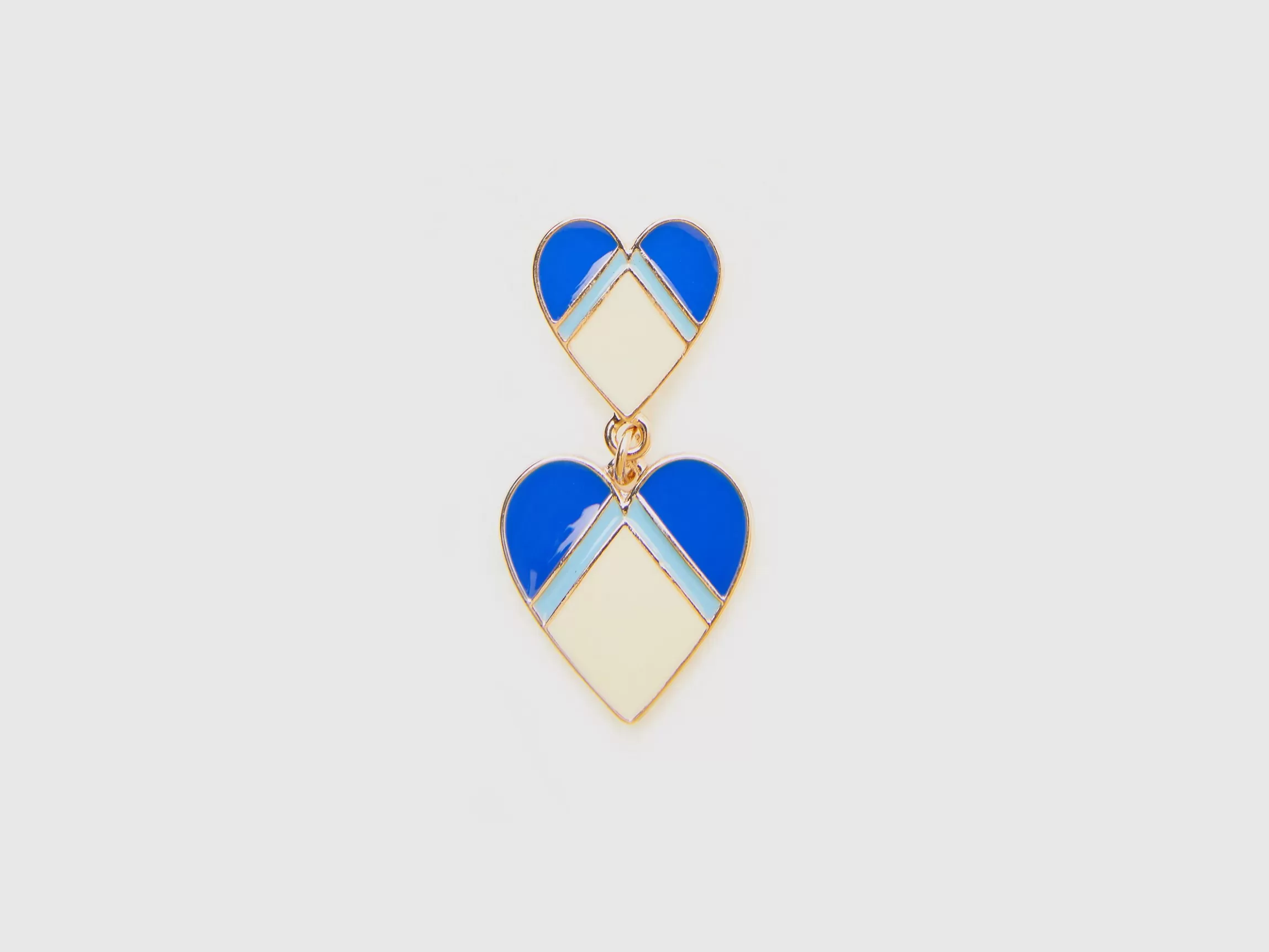 United Colors of Benetton Earrings with heart pendant