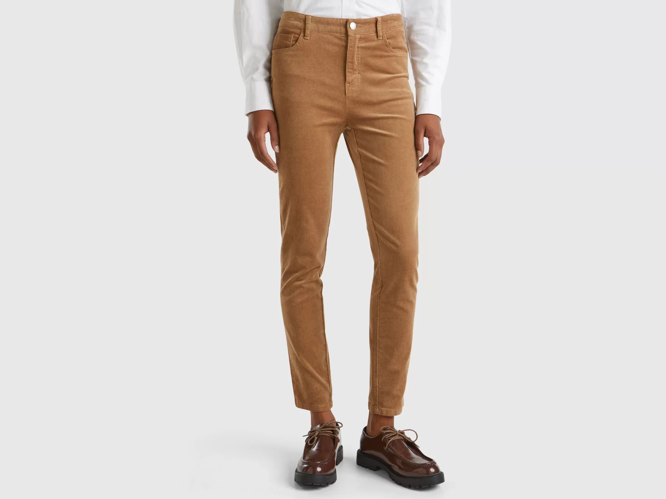 United Colors of Benetton Five pocket velvet trousers