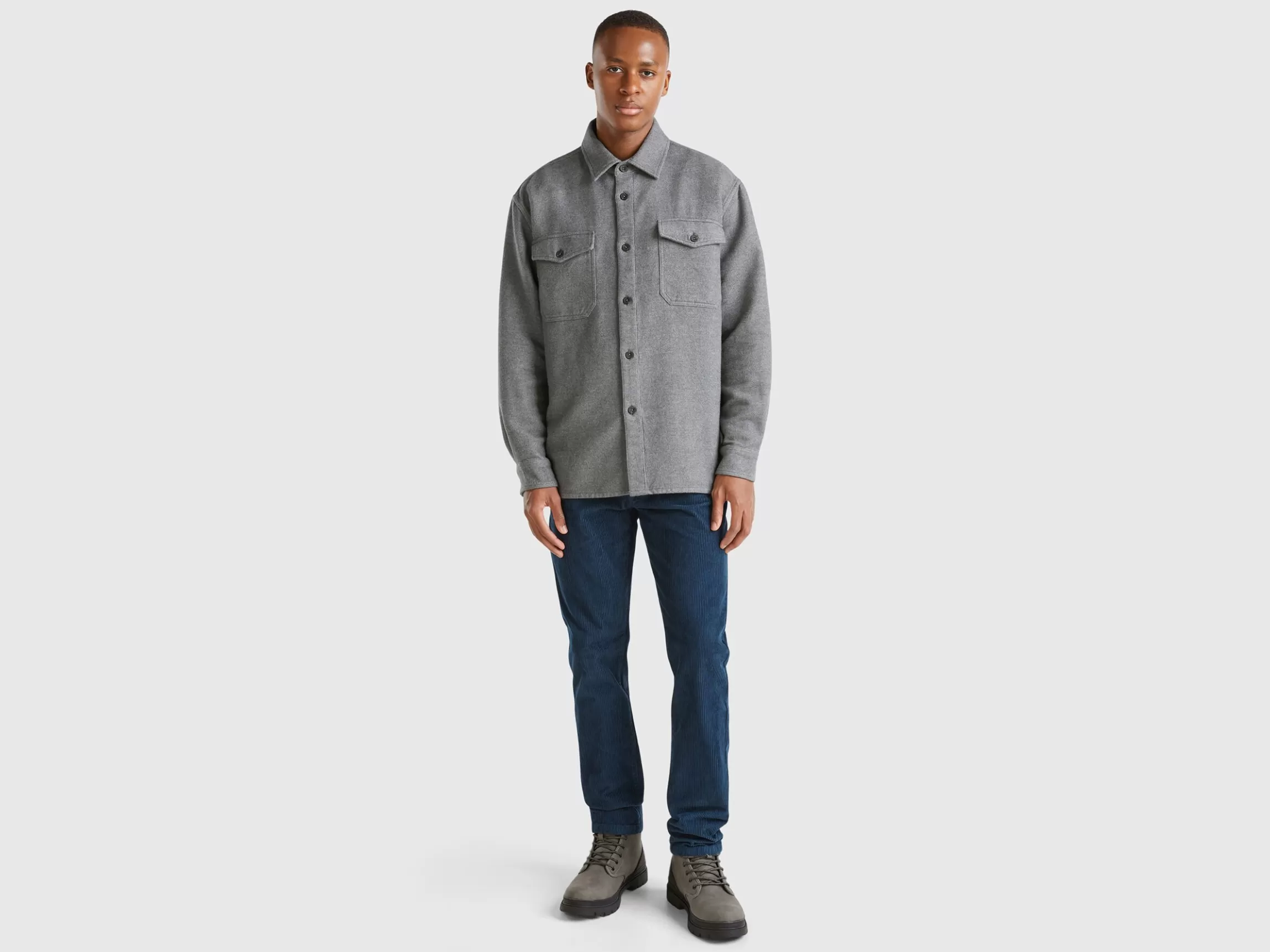 United Colors of Benetton Flannel overshirt