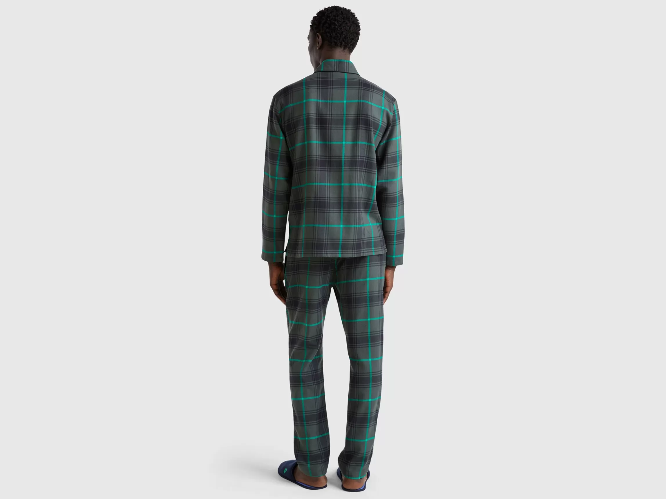 United Colors of Benetton Flannel tartan pyjamas