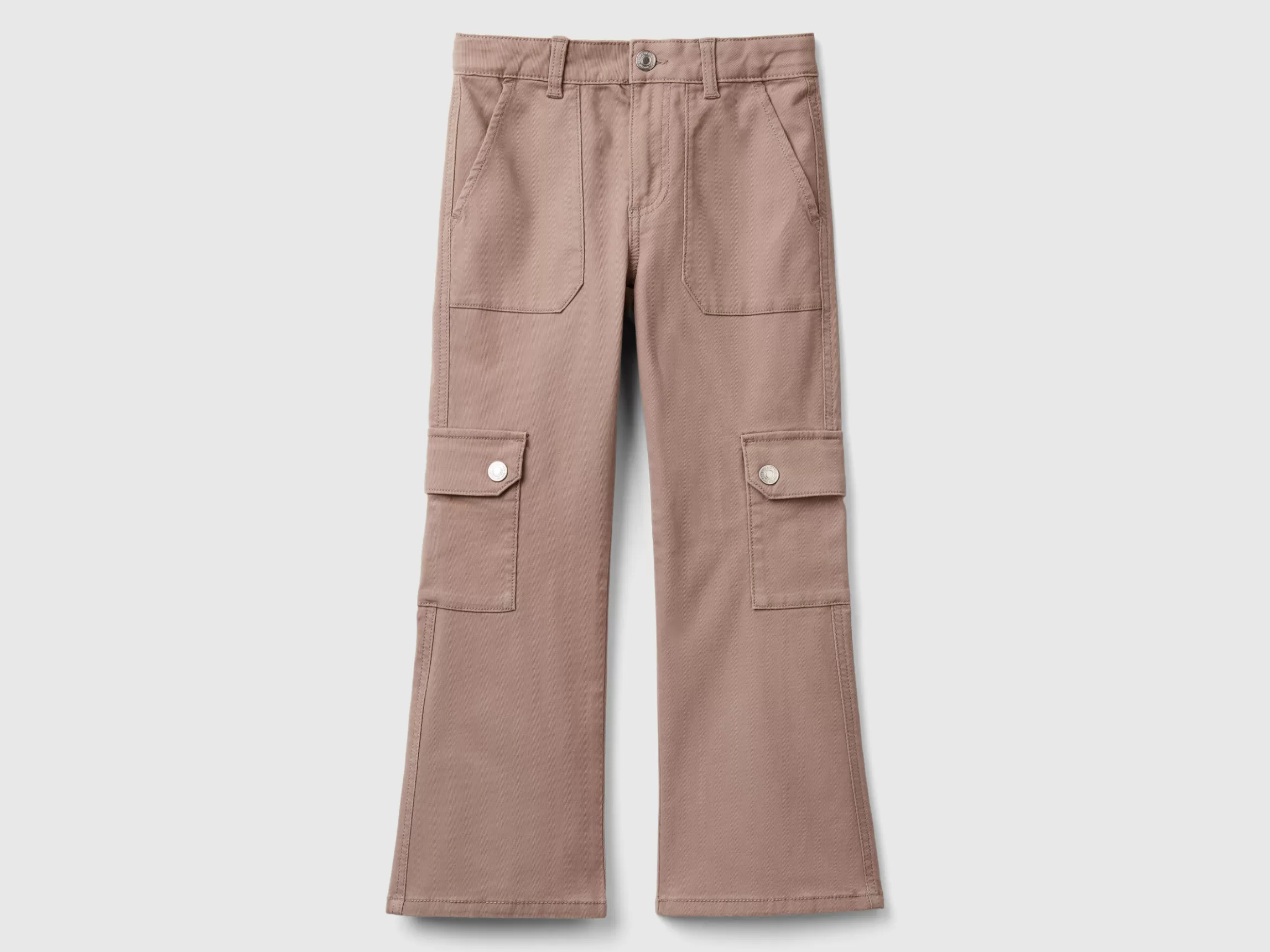 United Colors of Benetton Flared cargo trousers