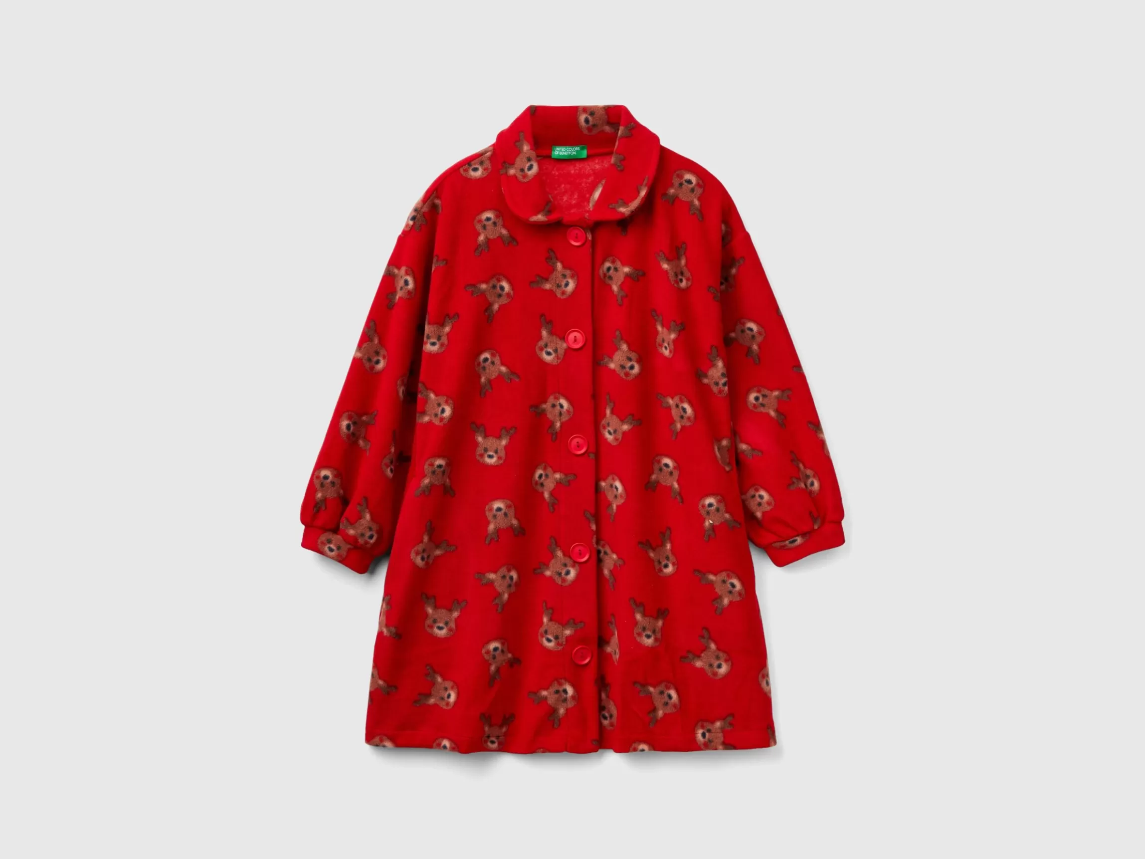 United Colors of Benetton Fleece robe with reindeer