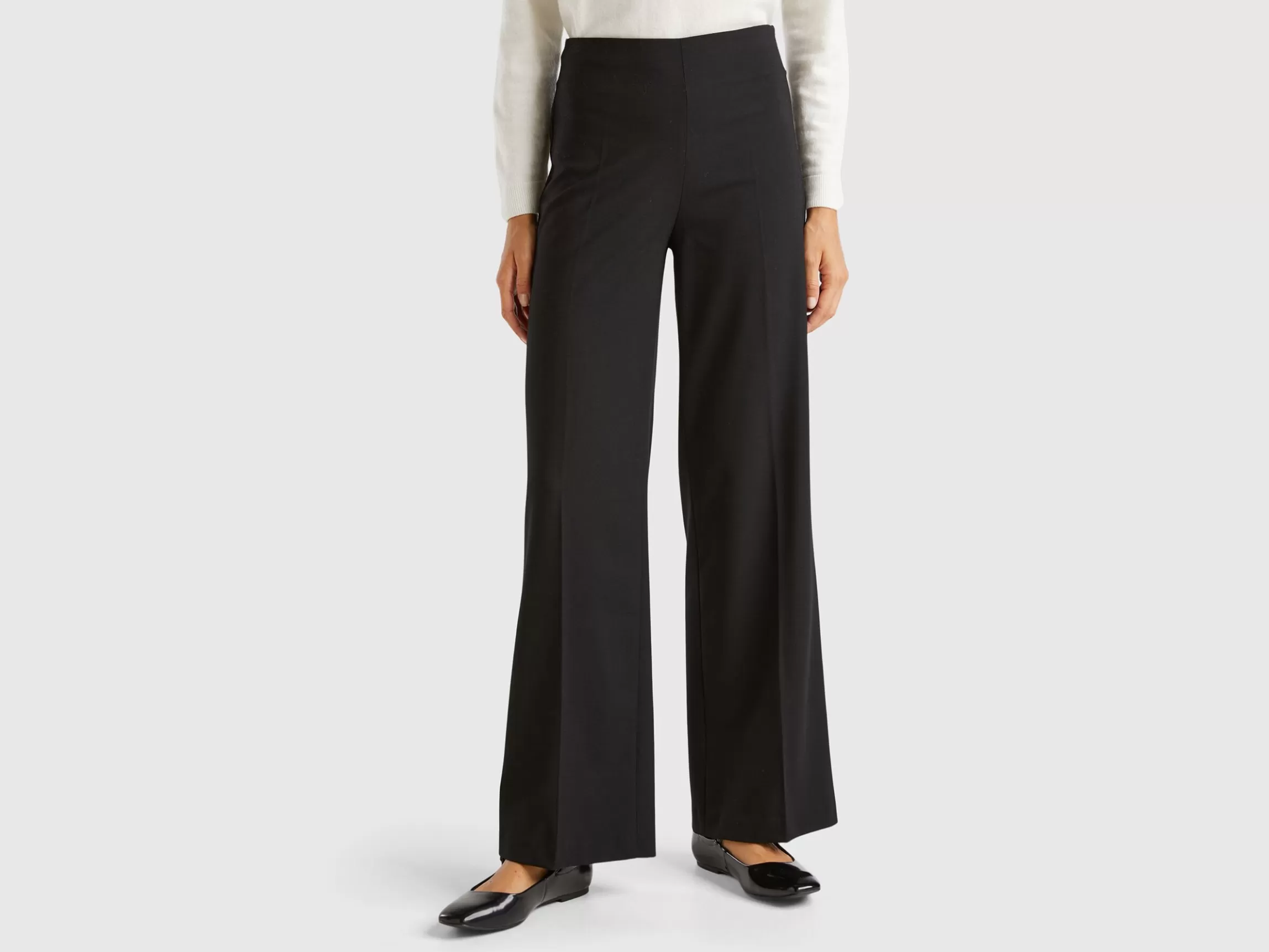 United Colors of Benetton Flowy high-waisted trousers