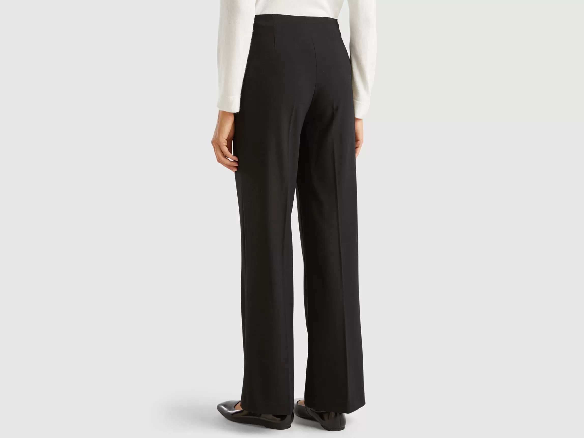 United Colors of Benetton Flowy high-waisted trousers