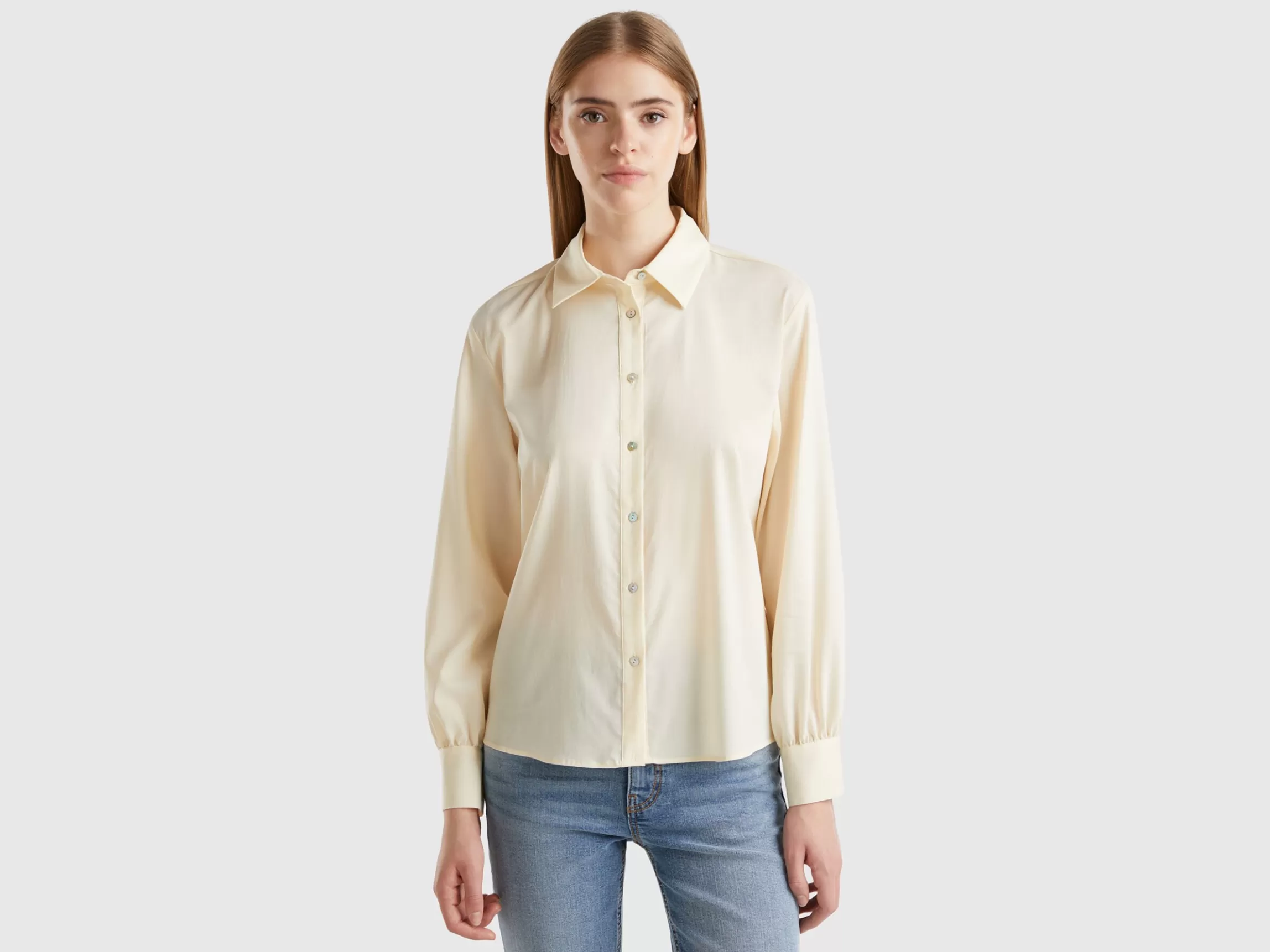 United Colors of Benetton Flowy stretch shirt