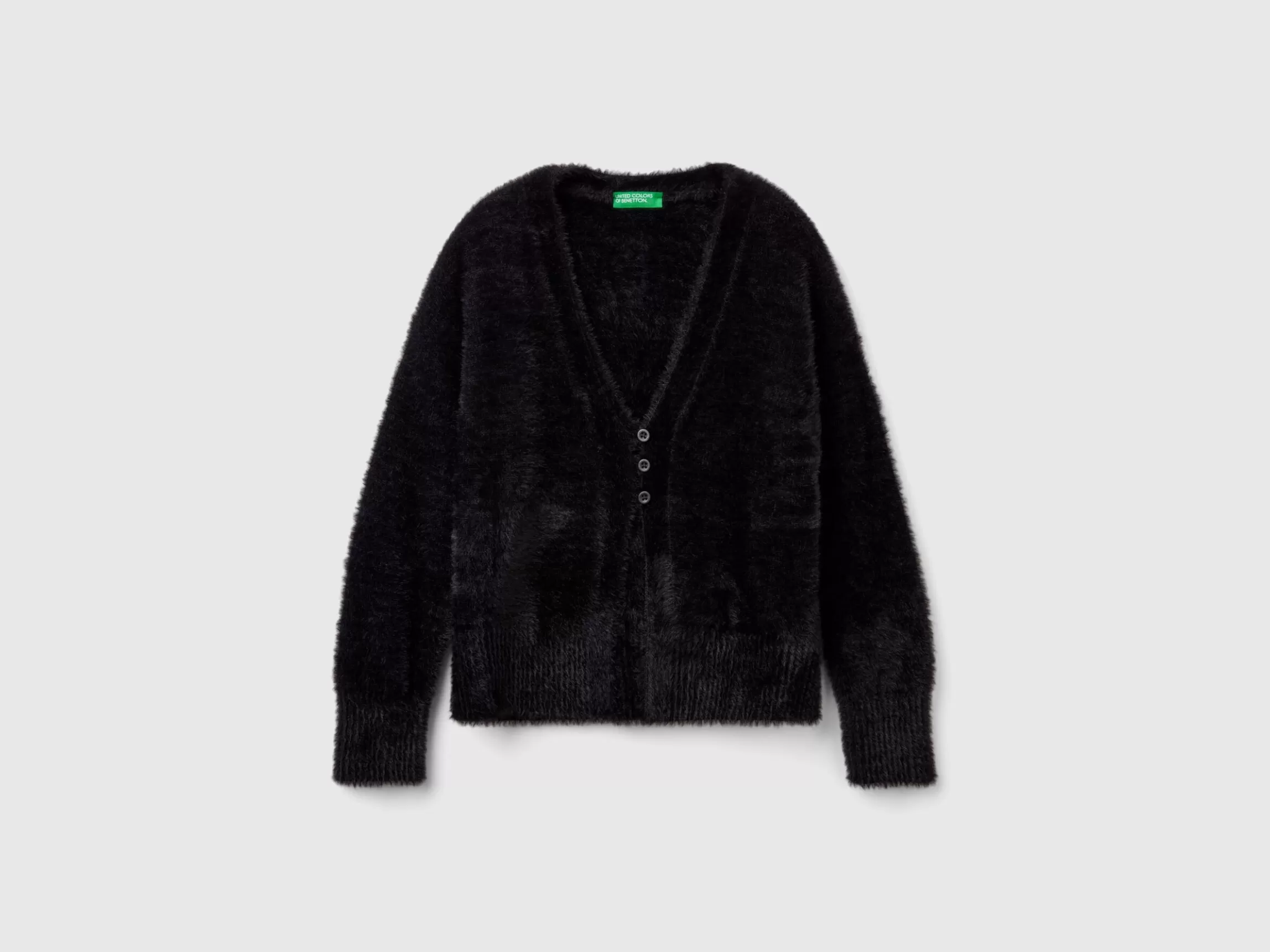 United Colors of Benetton Fluffy yarn cardigan