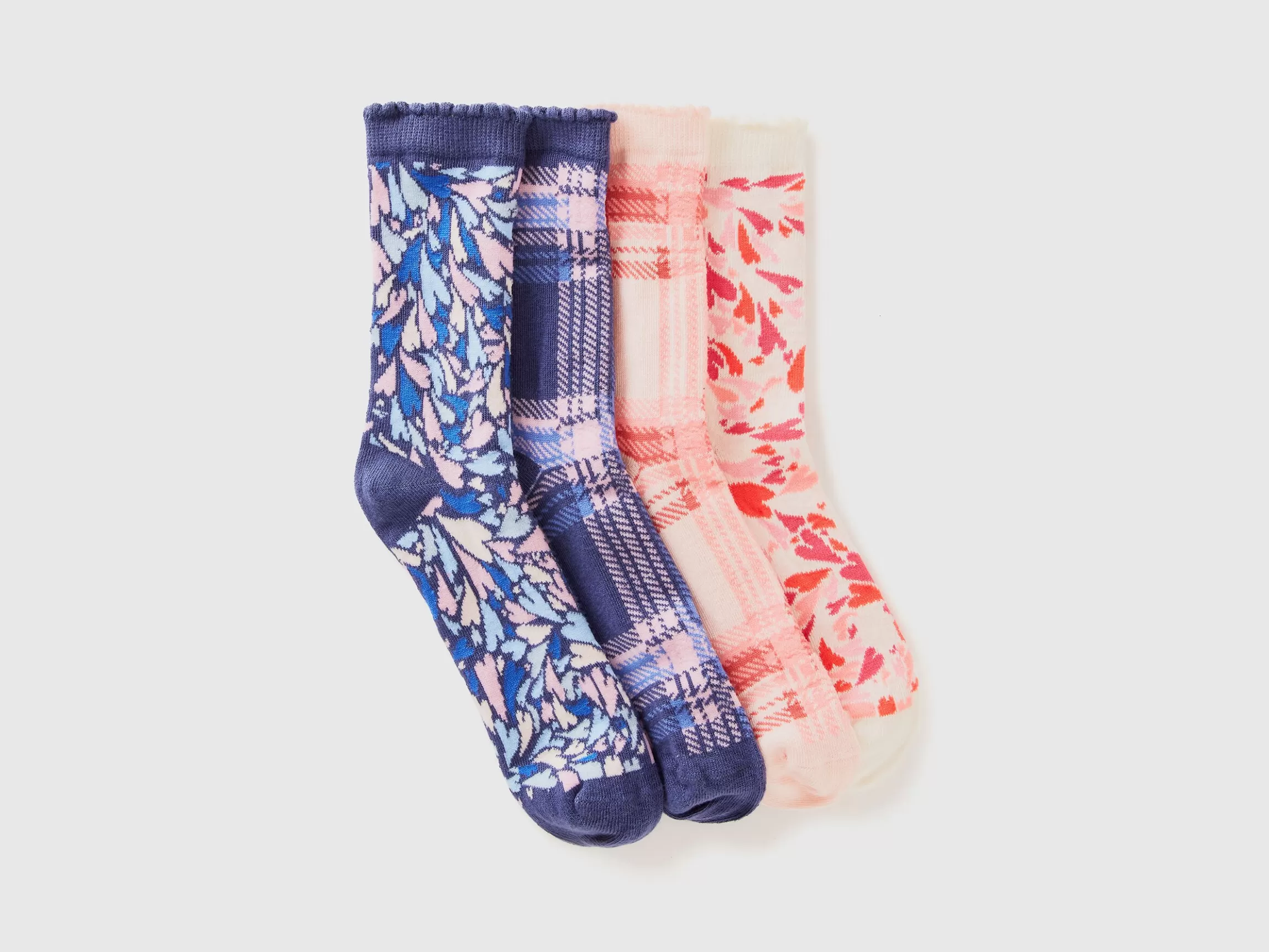 United Colors of Benetton Four pairs of patterned socks