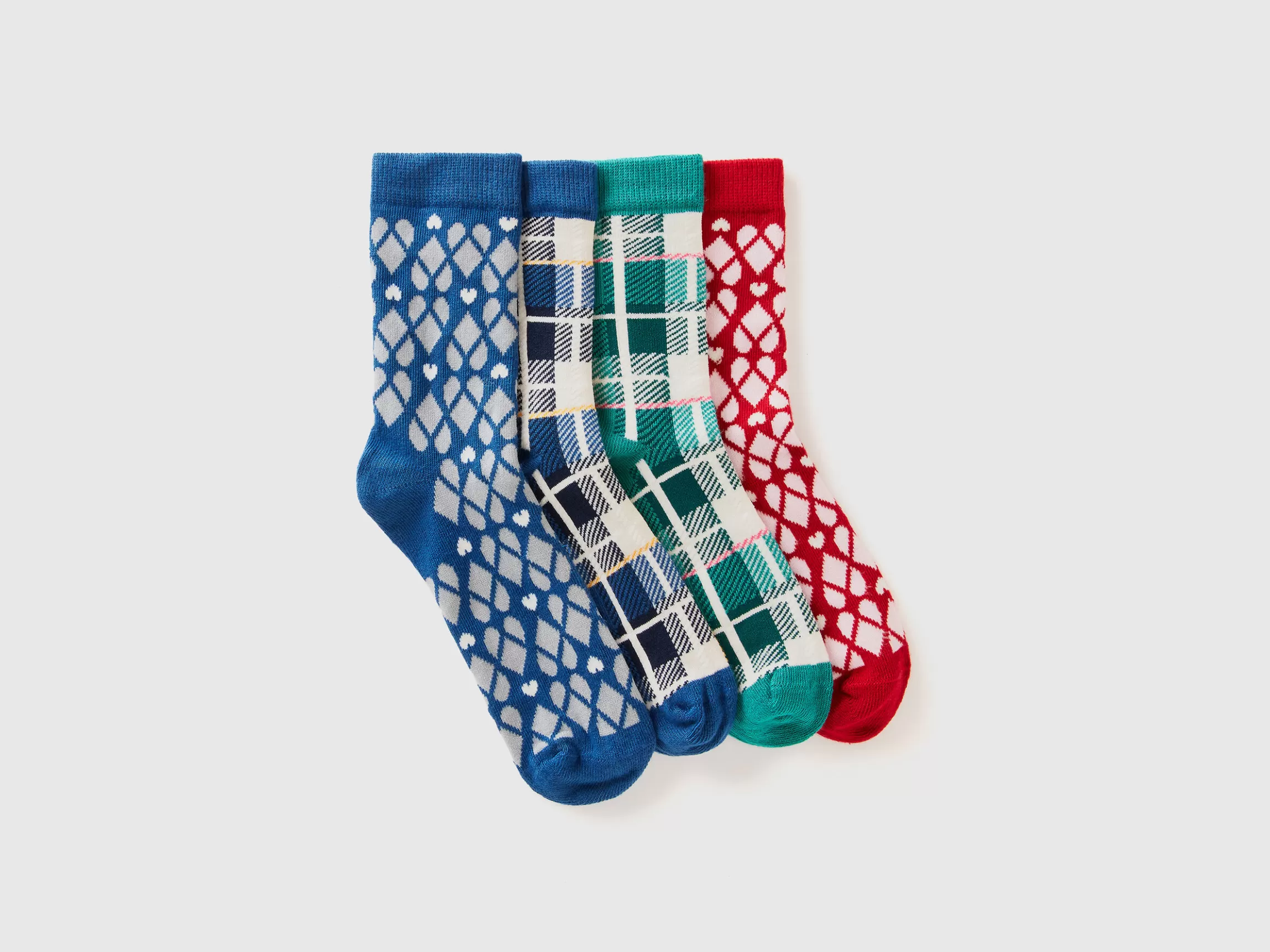 United Colors of Benetton Four pairs of patterned socks