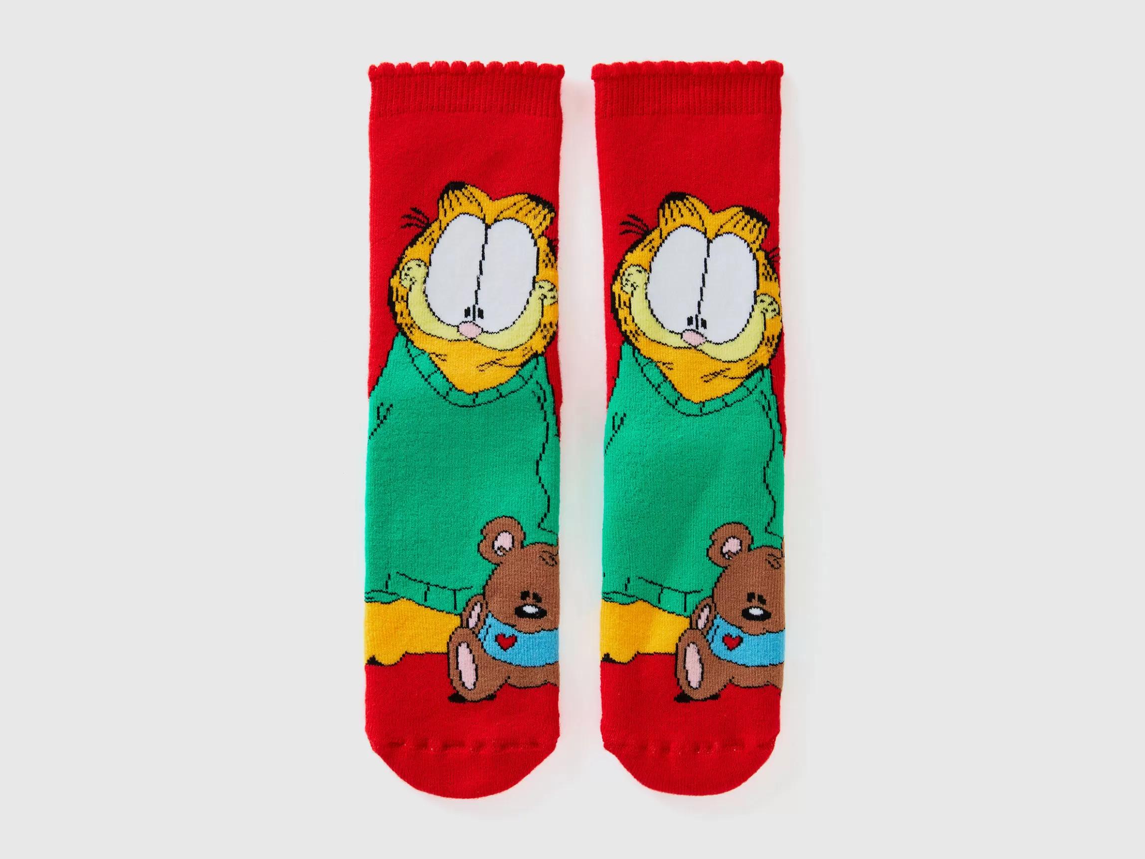 United Colors of Benetton Garfield ©2024 by Paws, Inc. non-slip socks