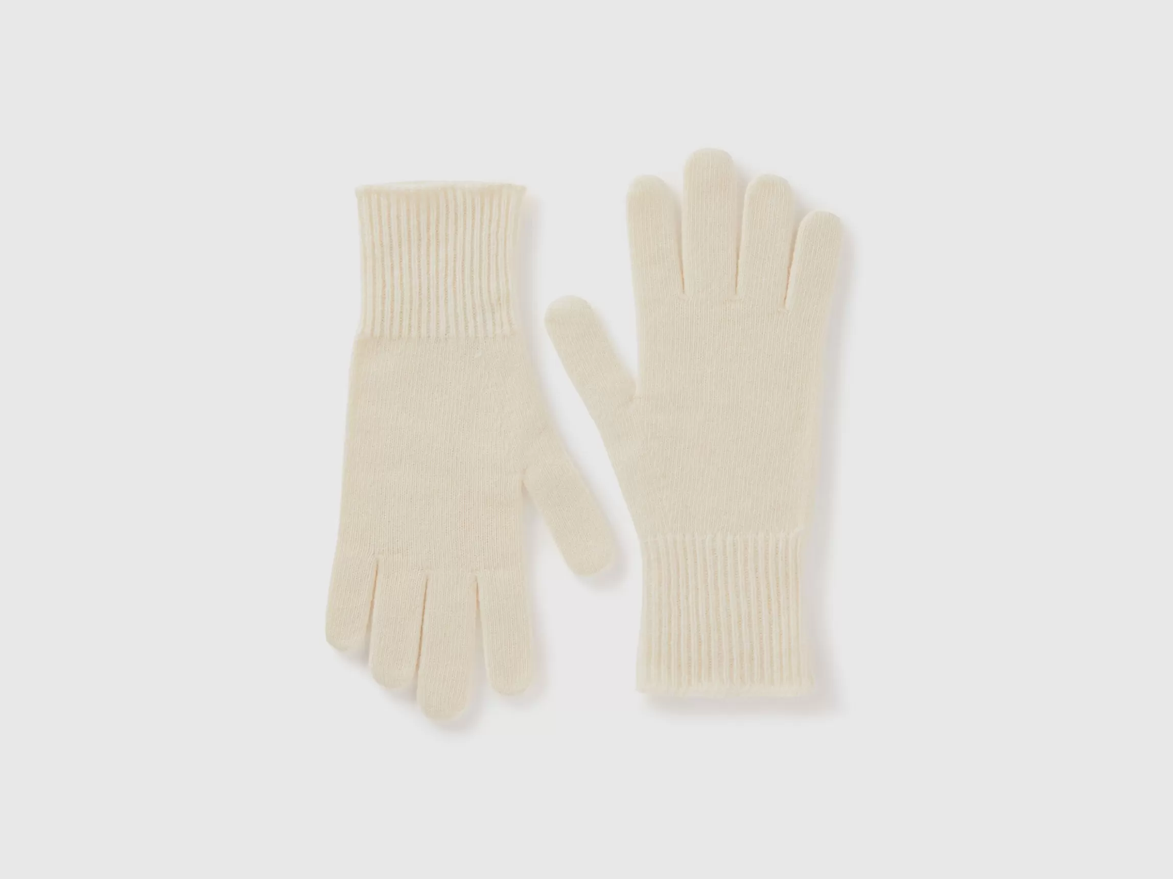 United Colors of Benetton Gloves in pure Merino wool