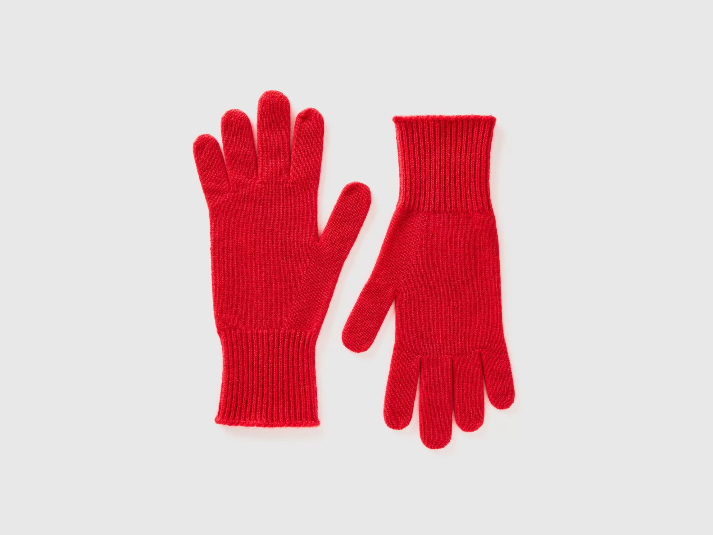 United Colors of Benetton Gloves in pure Merino wool