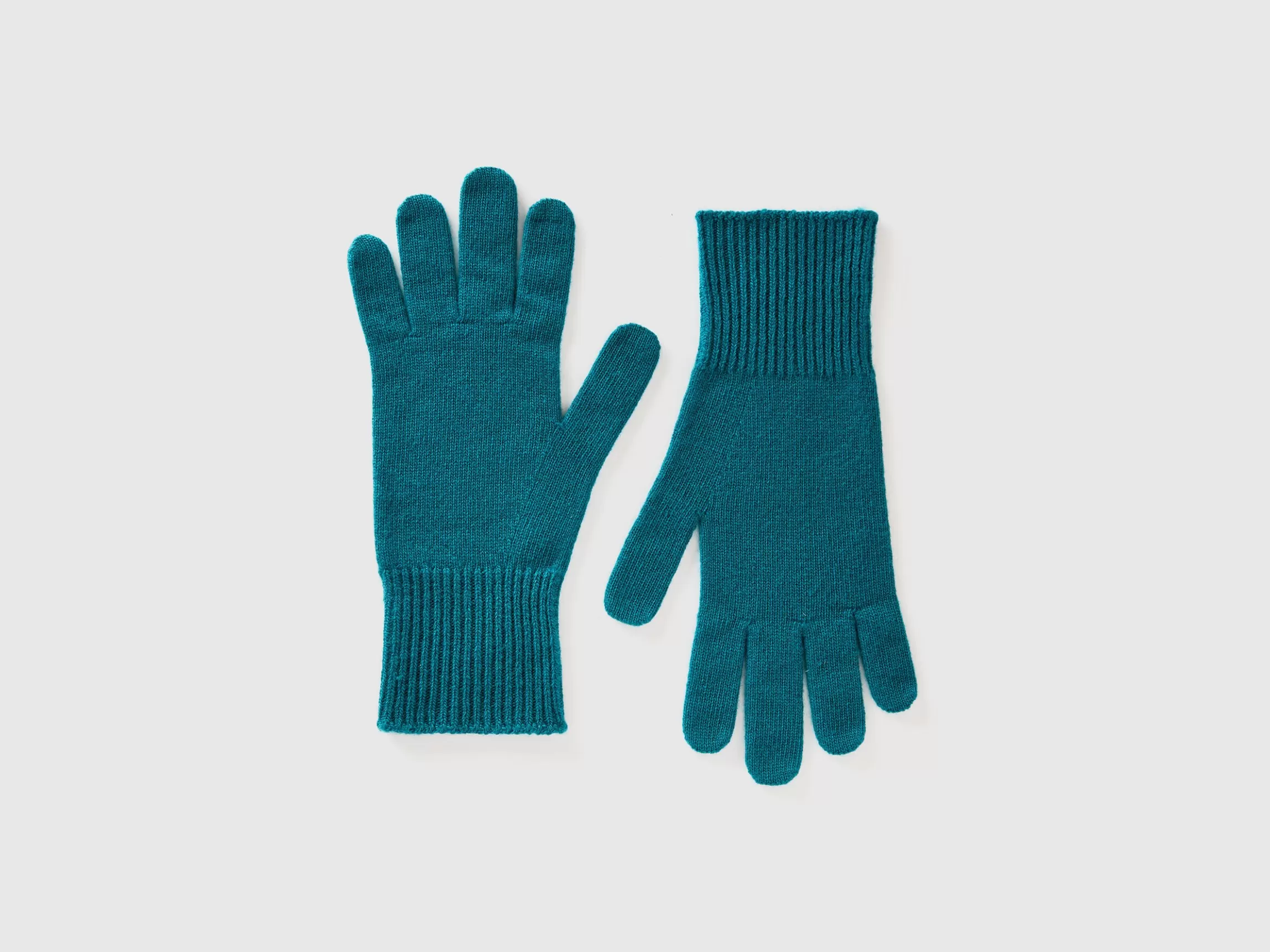 United Colors of Benetton Gloves in pure Merino wool