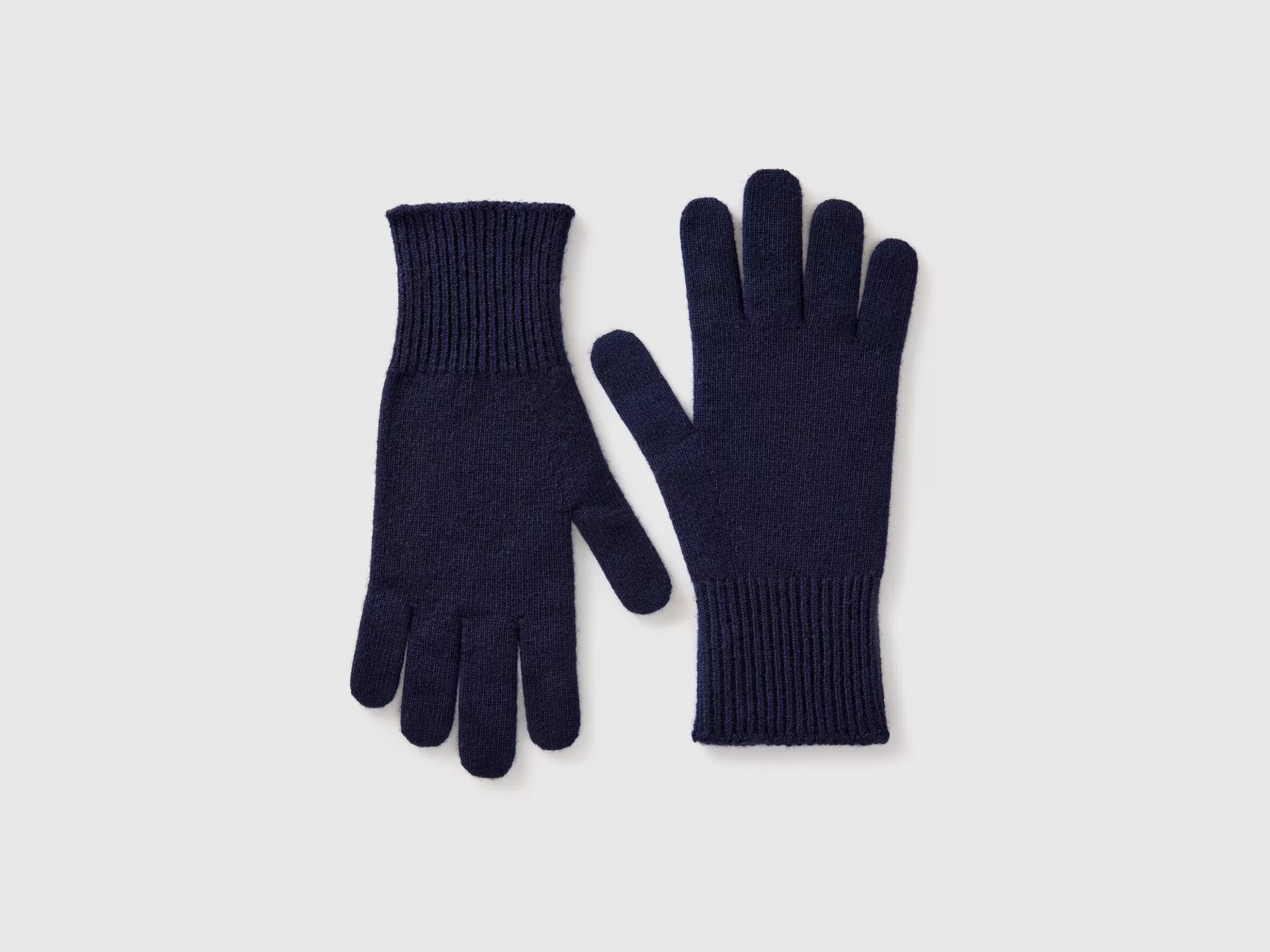 United Colors of Benetton Gloves in pure Merino wool