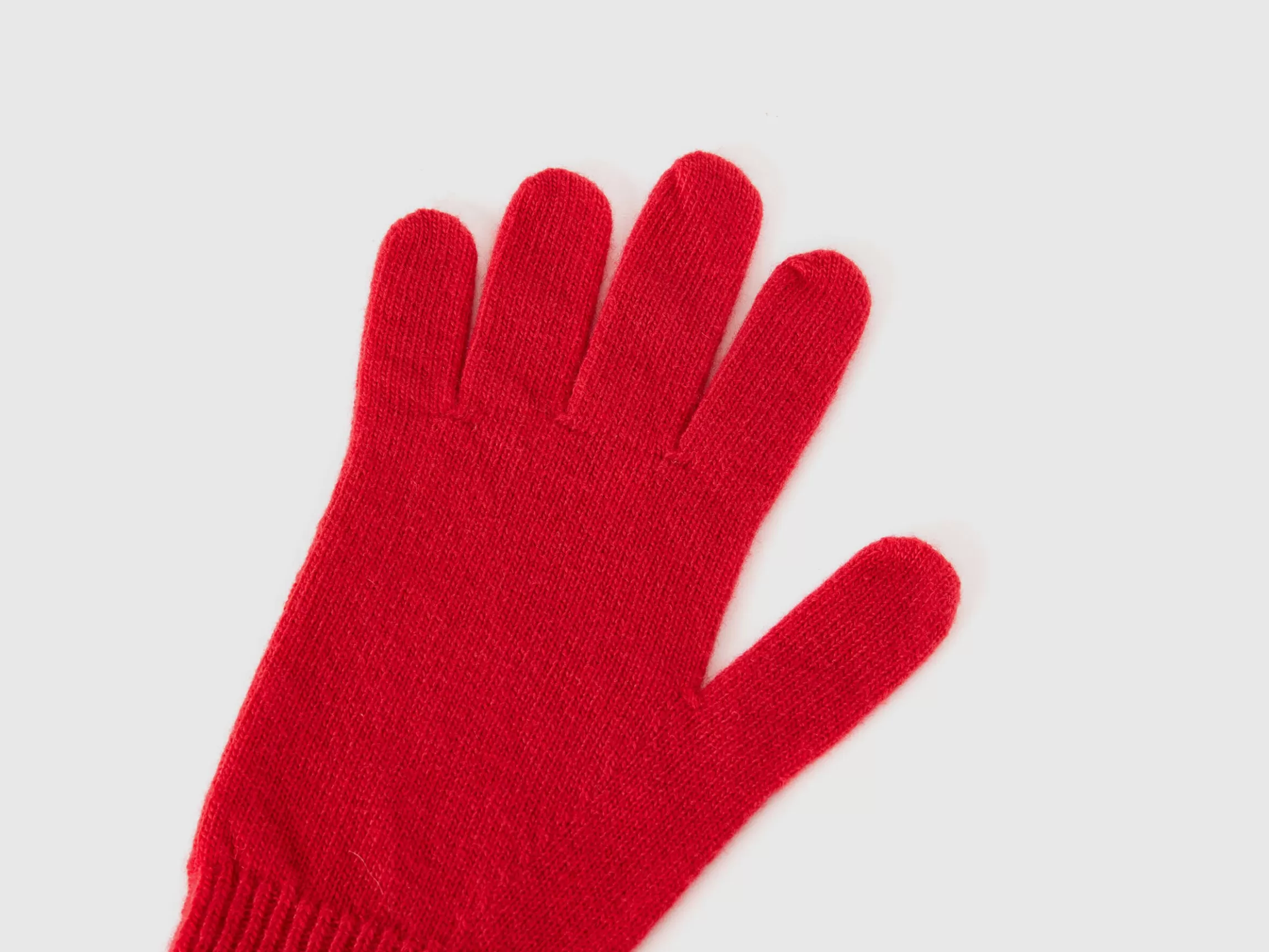 United Colors of Benetton Gloves in pure Merino wool