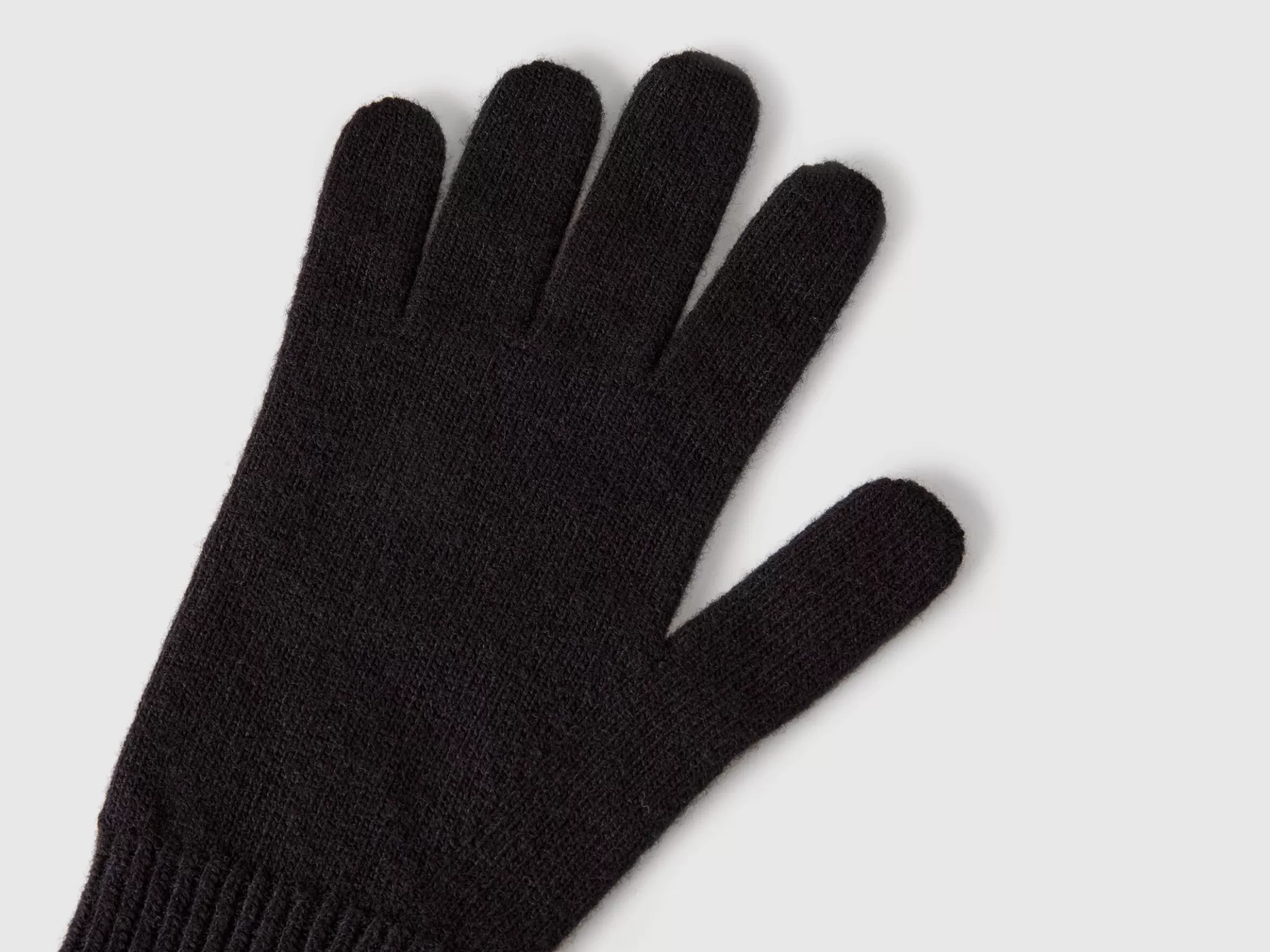 United Colors of Benetton Gloves in pure Merino wool