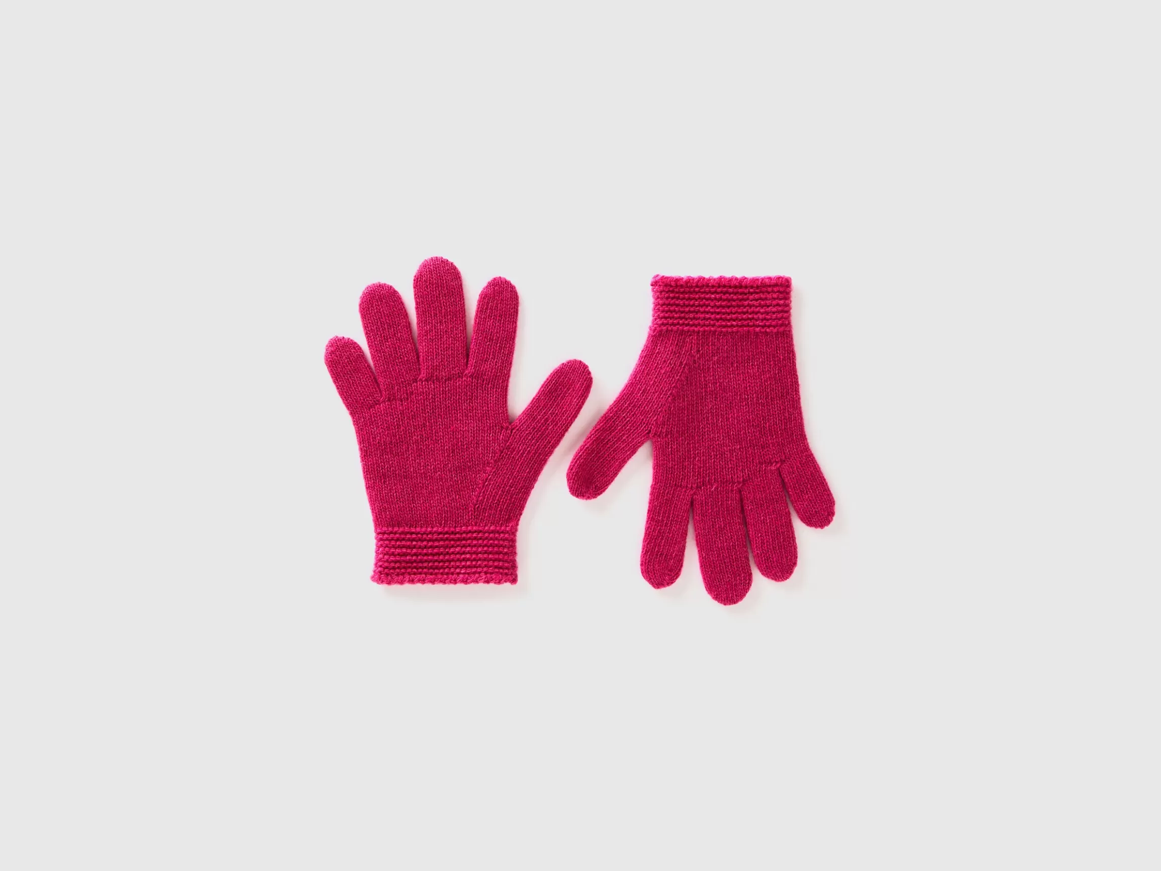 United Colors of Benetton Gloves in stretch wool blend