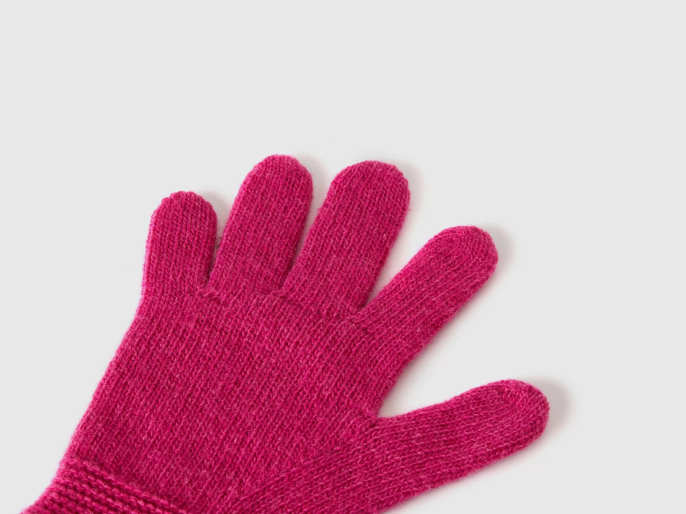 United Colors of Benetton Gloves in stretch wool blend