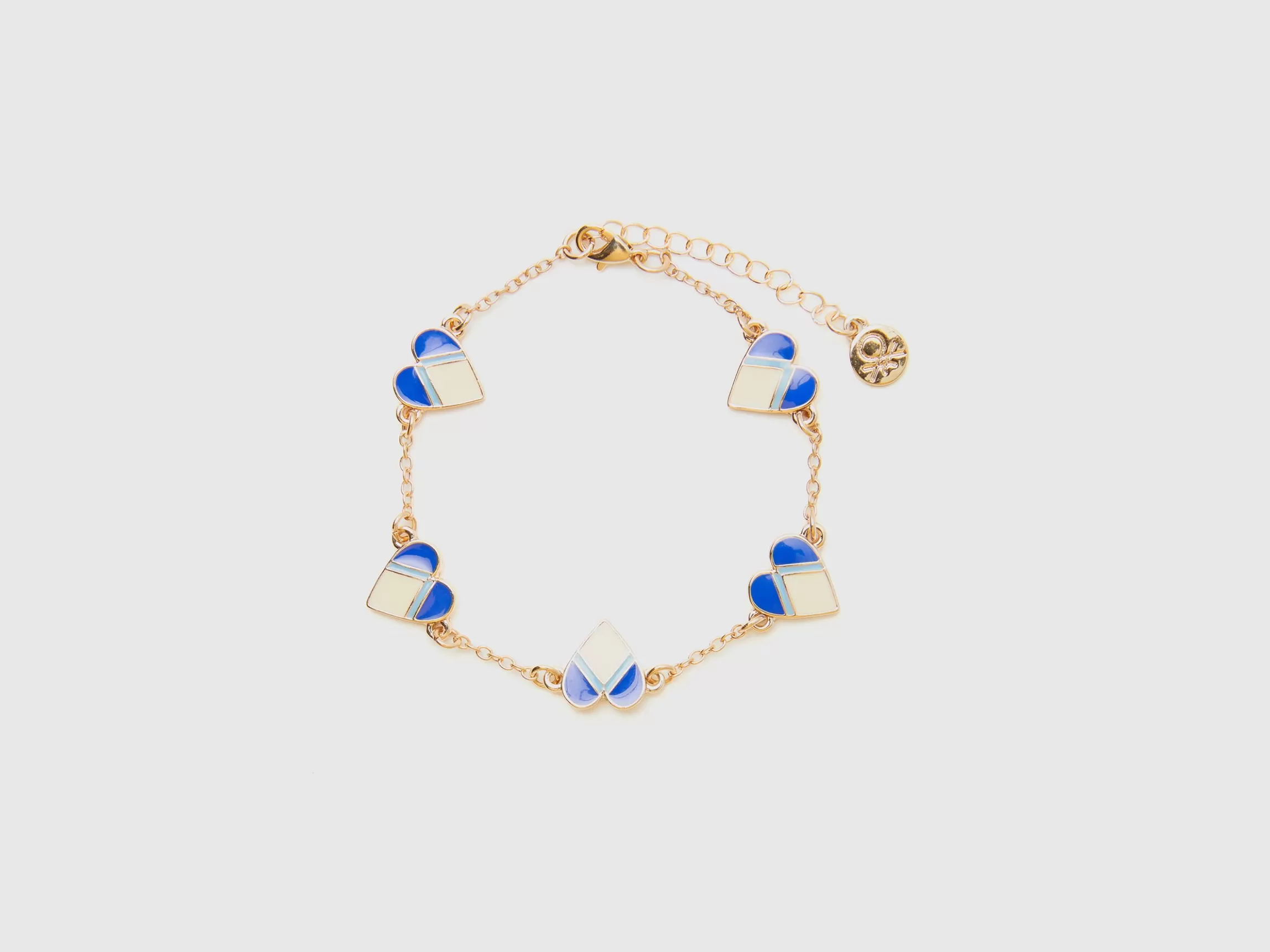 United Colors of Benetton Gold bracelet with hearts