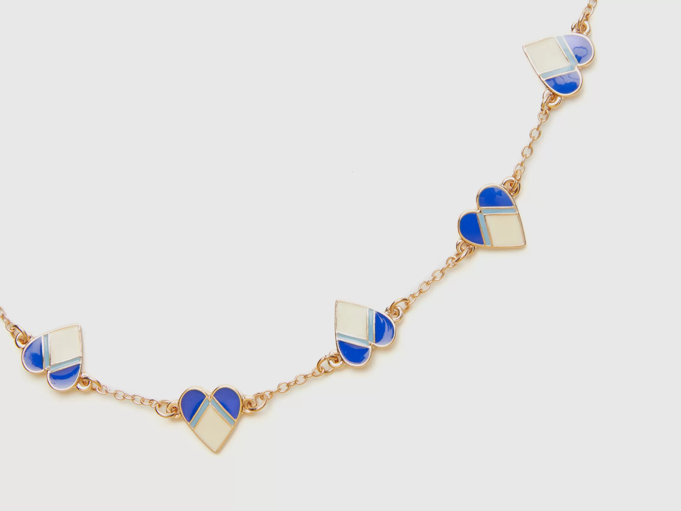 United Colors of Benetton Gold bracelet with hearts
