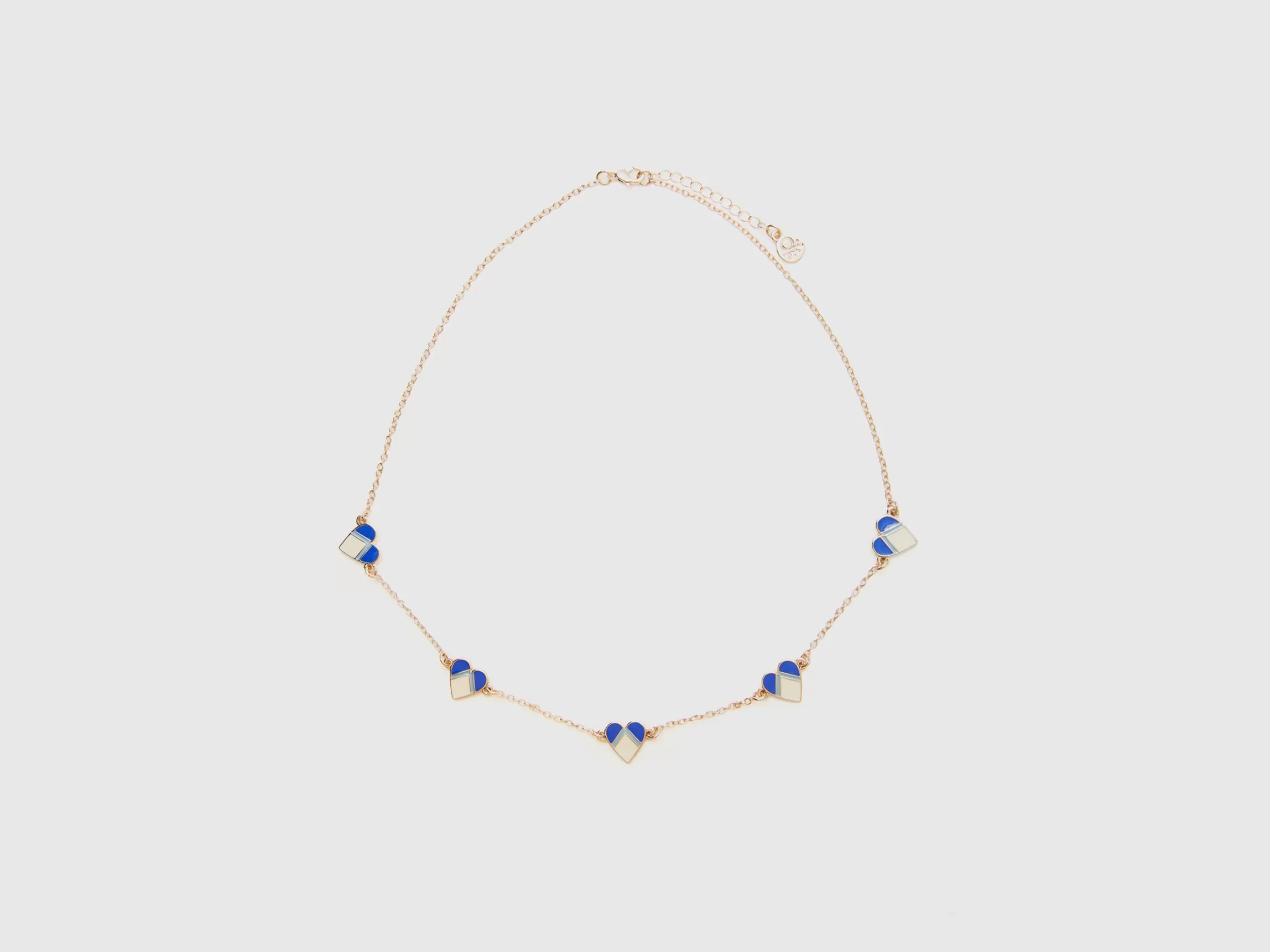 United Colors of Benetton Gold necklace with hearts