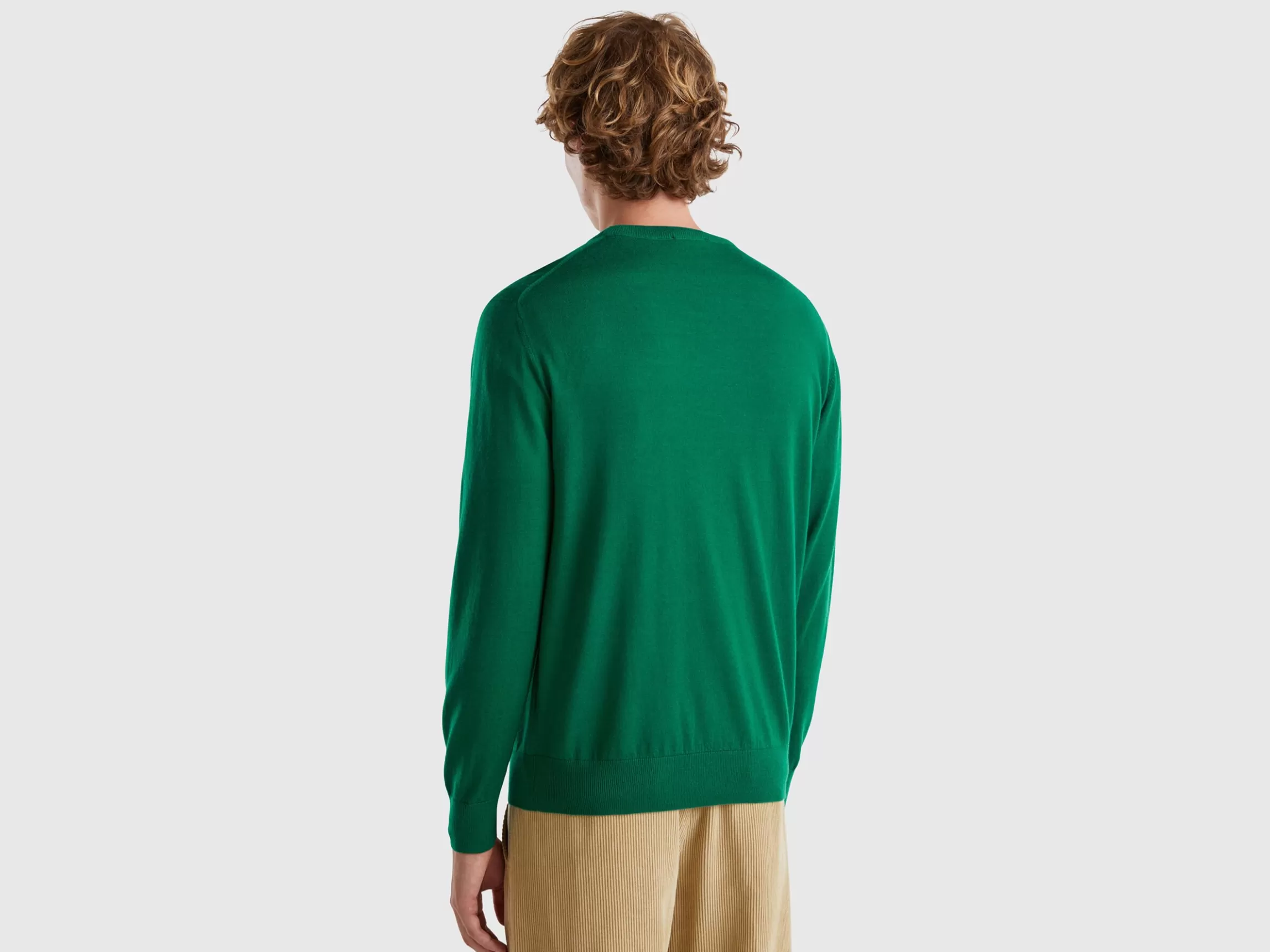 United Colors of Benetton sweater in pure Merino wool