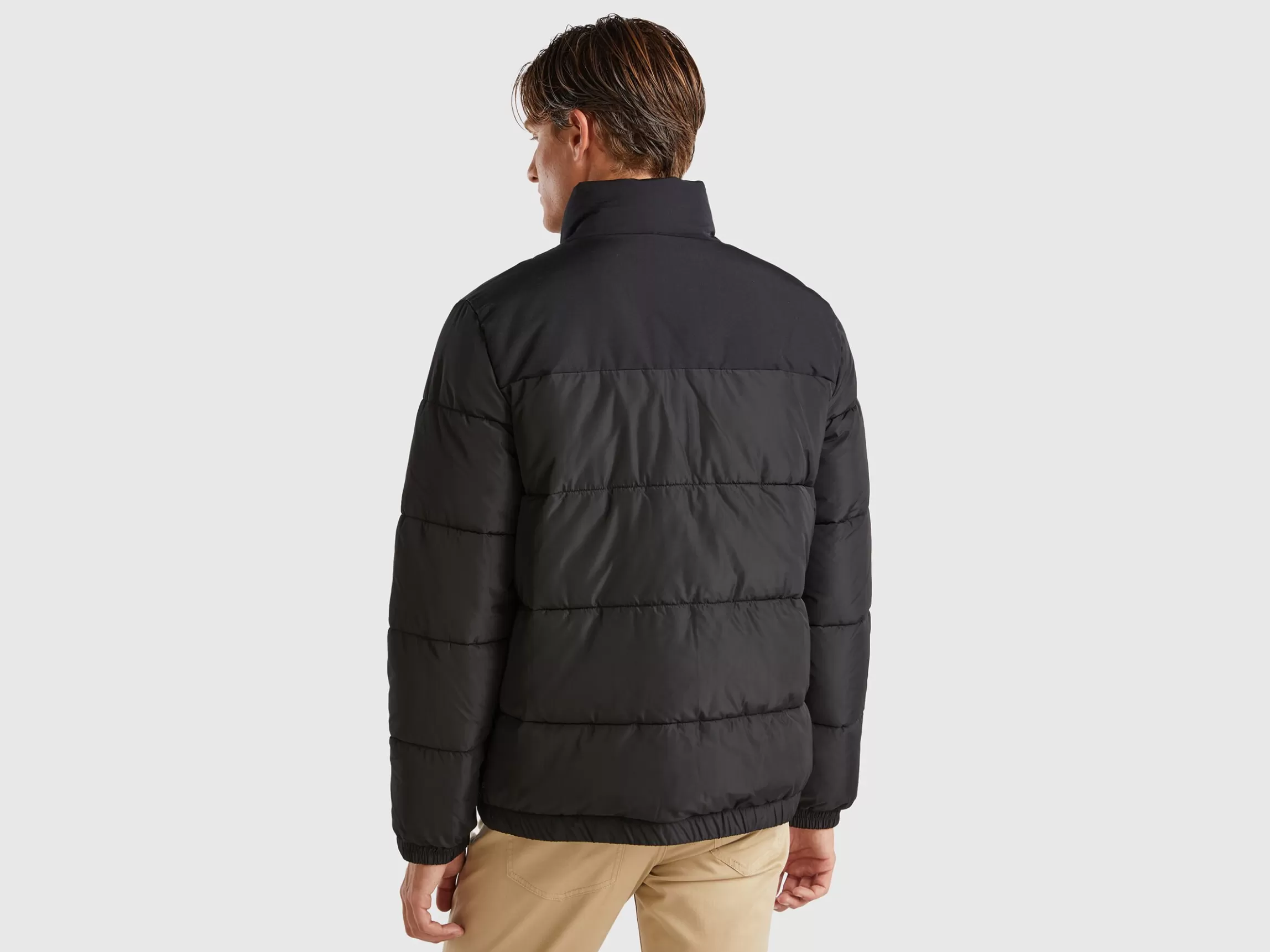 United Colors of Benetton Heavy color block padded jacket