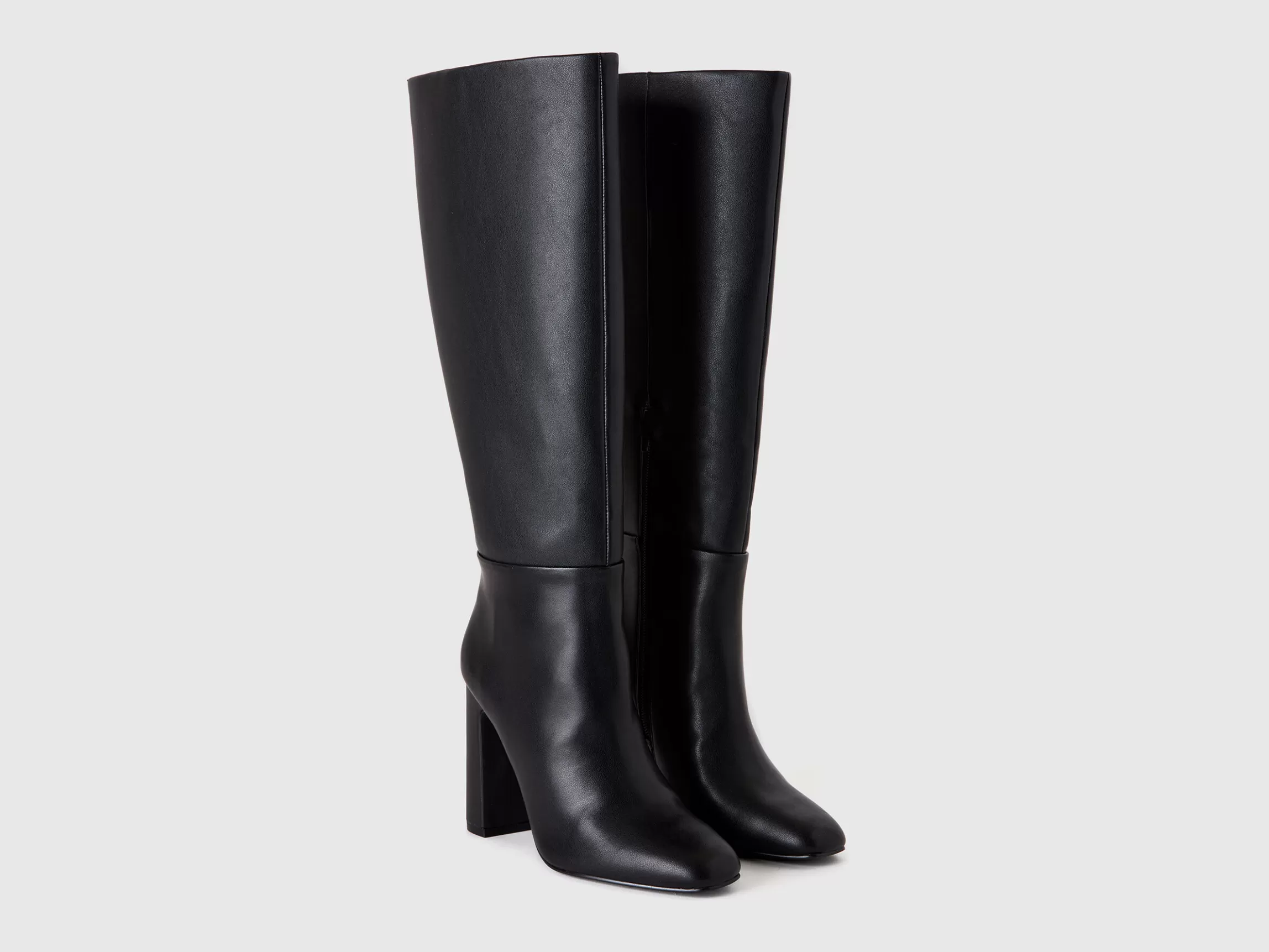 United Colors of Benetton Heeled boots in imitation leather