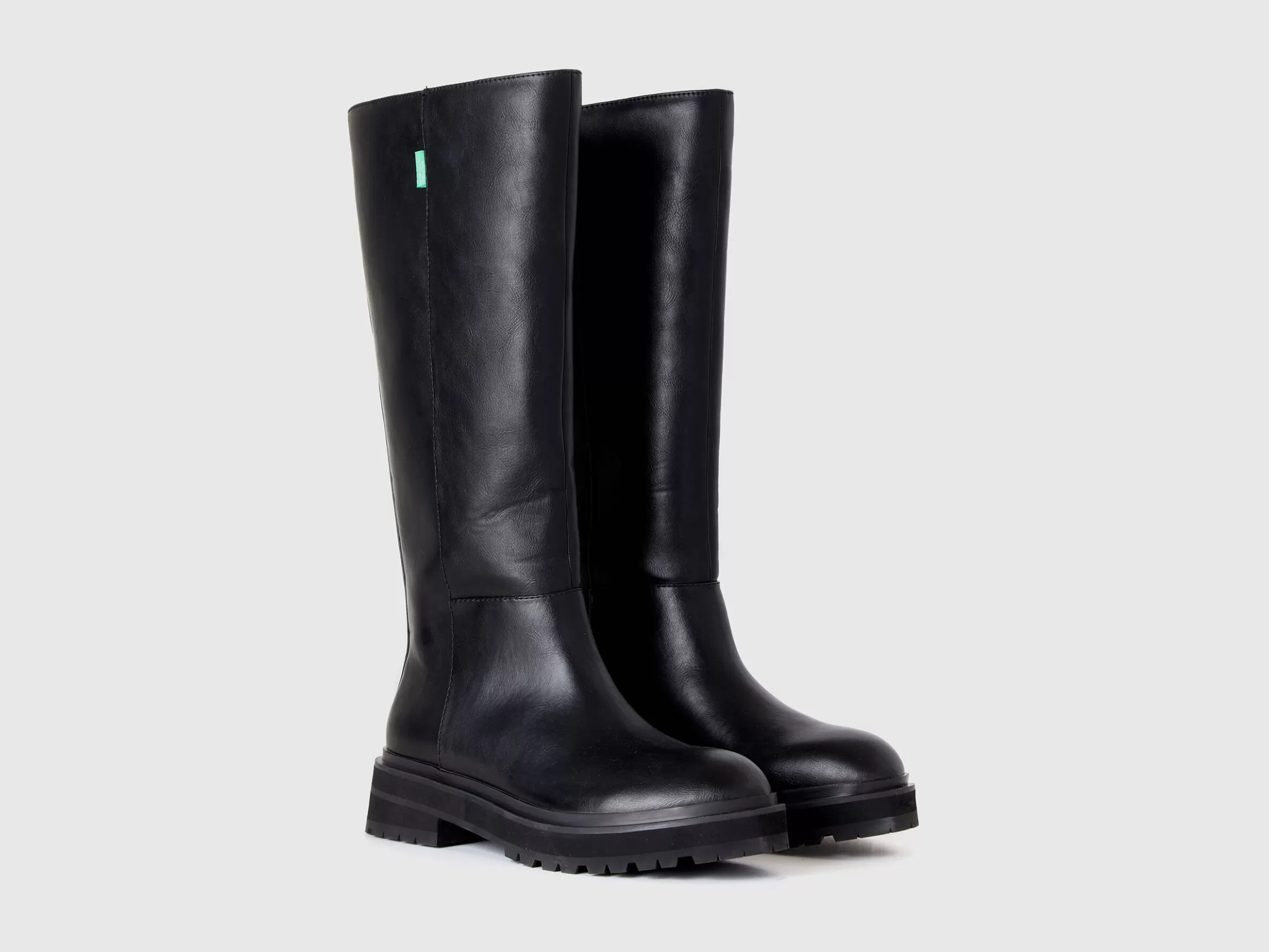 United Colors of Benetton High boots in imitation leather