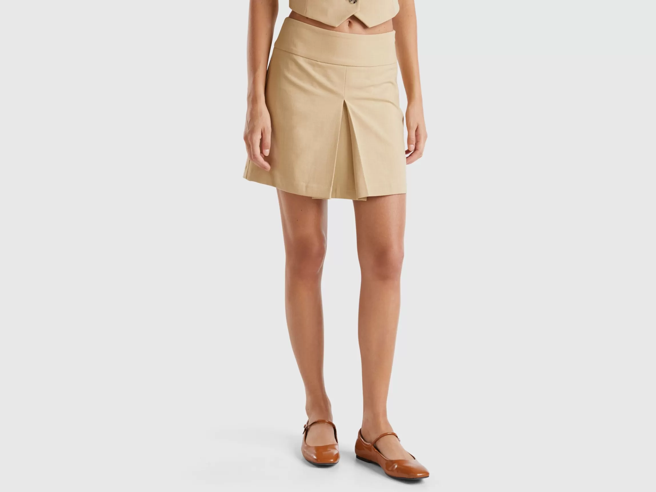 United Colors of Benetton High-waisted mini skirt