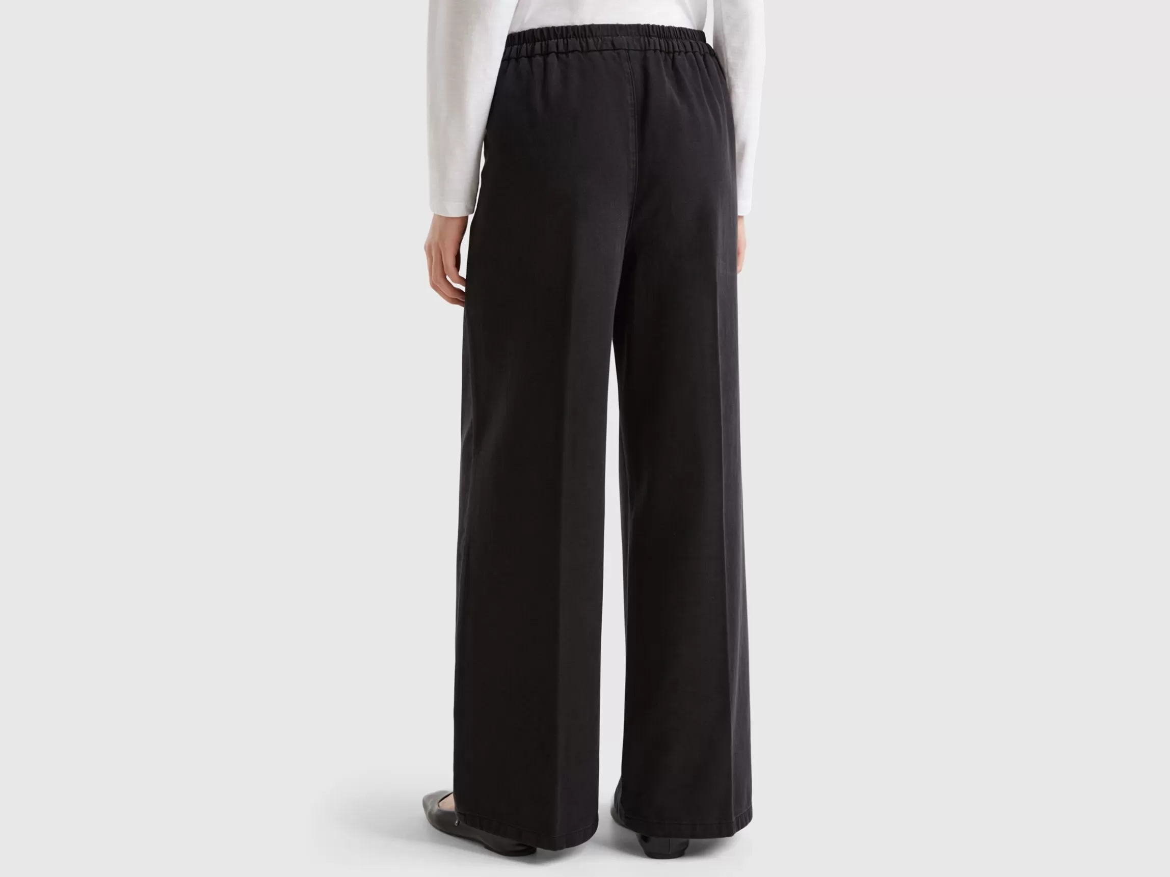 United Colors of Benetton High-waisted palazzo trousers