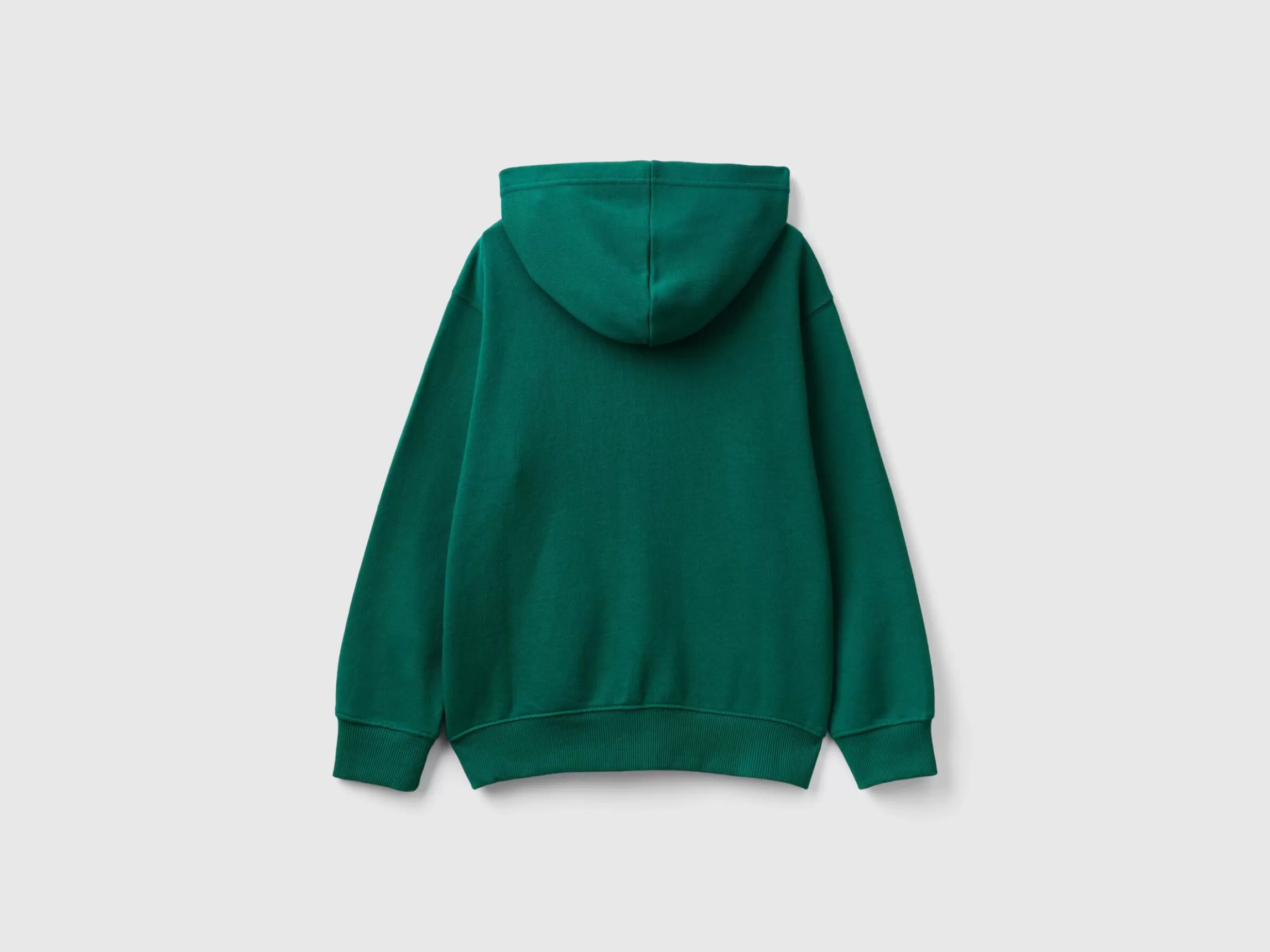 United Colors of Benetton Hoodie with zip and embroidered logo