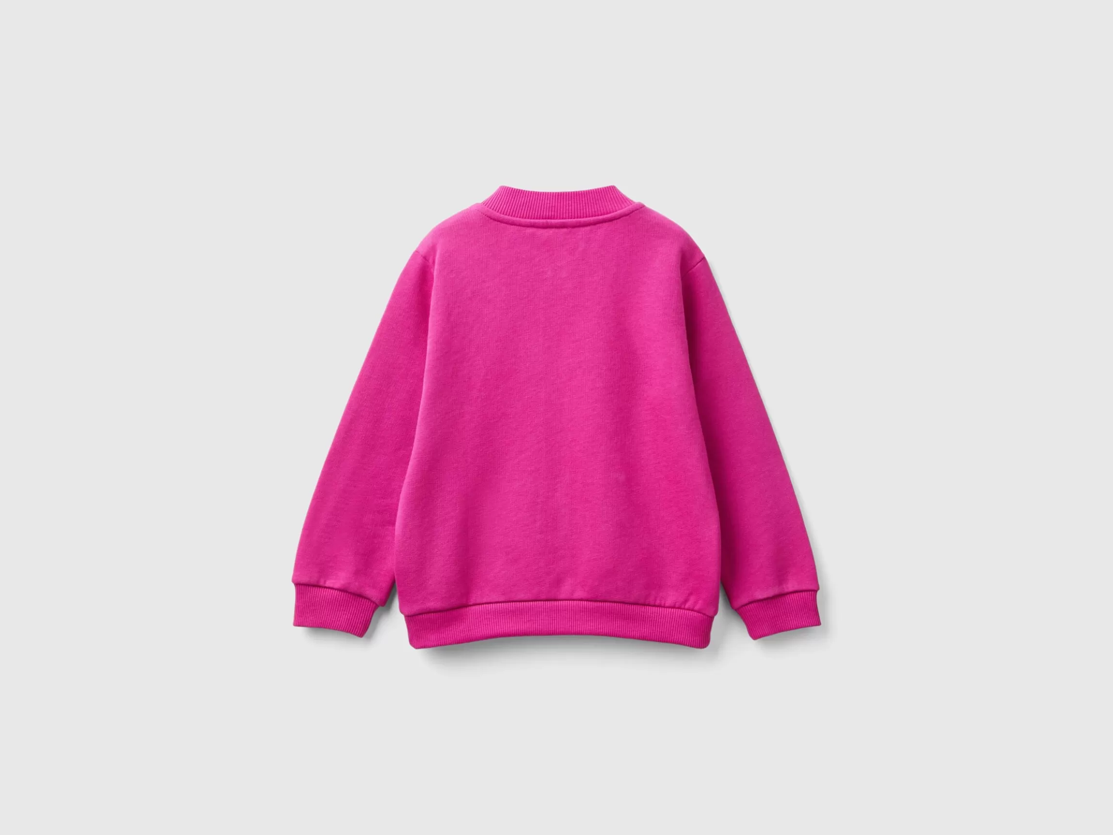 United Colors of Benetton Hoodie with zip in organic cotton