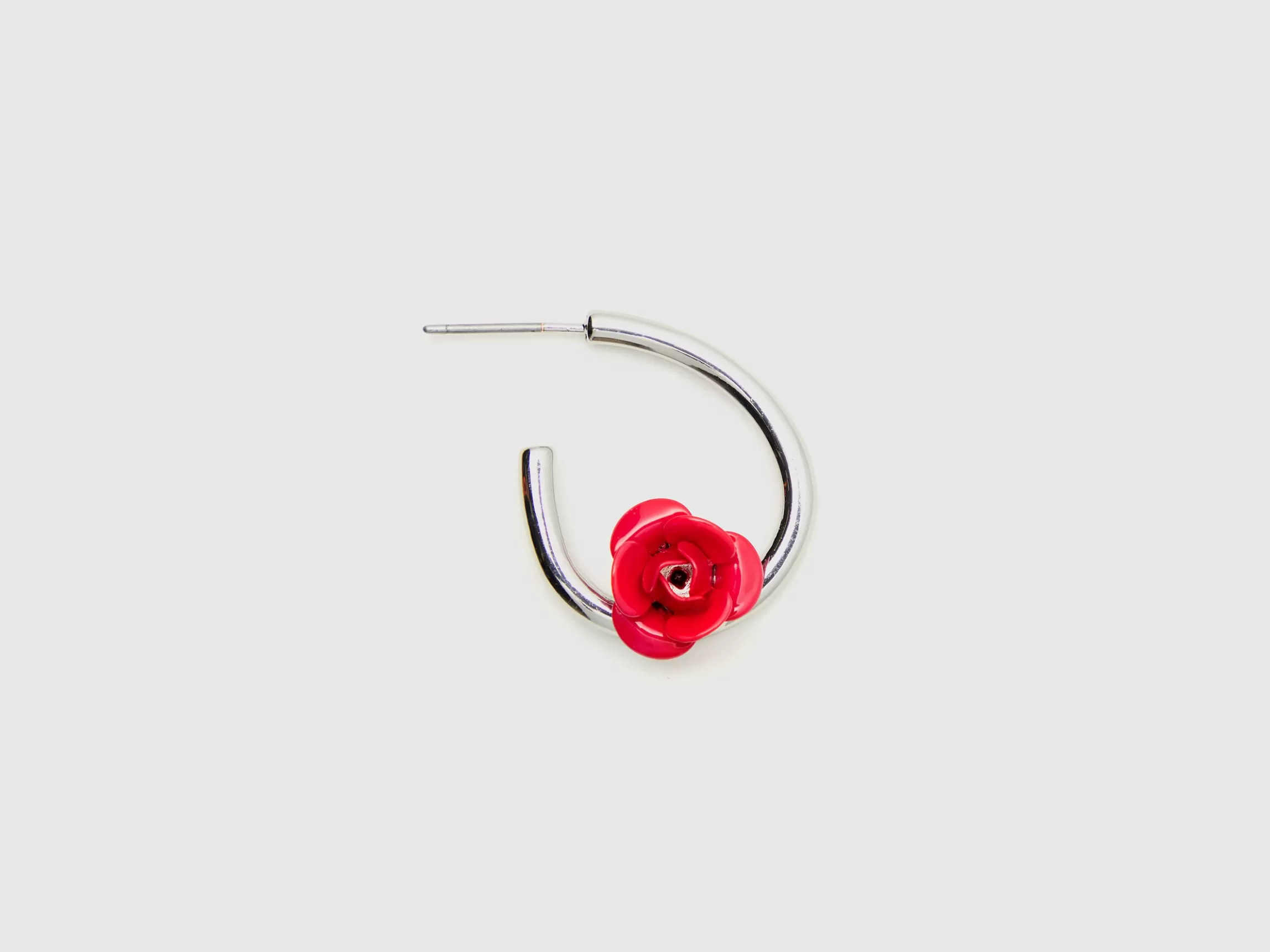 United Colors of Benetton Hoop earrings with roses