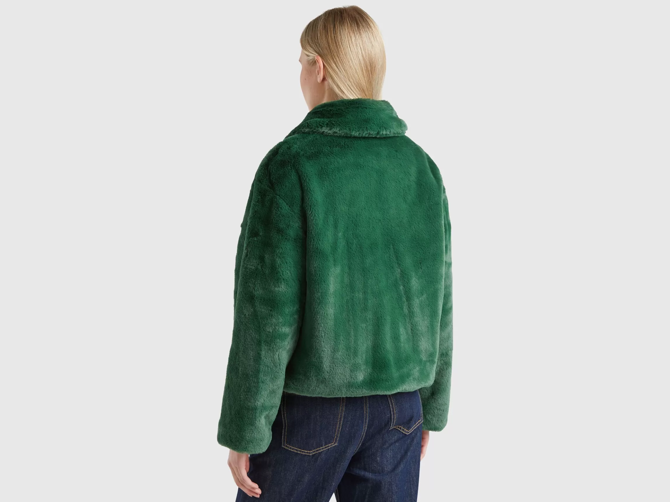 United Colors of Benetton Jacket in faux fur