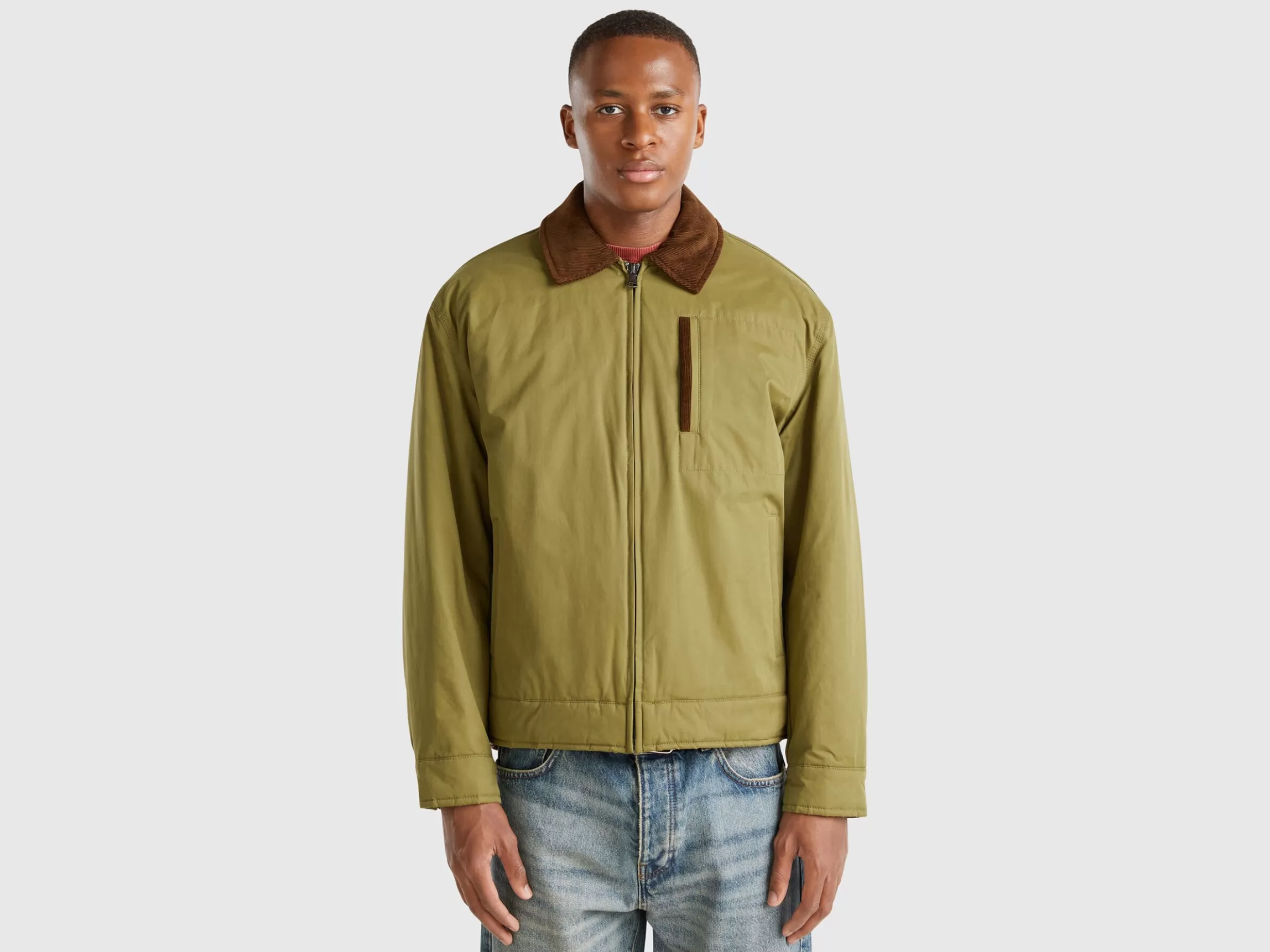 United Colors of Benetton Jacket with checked lining