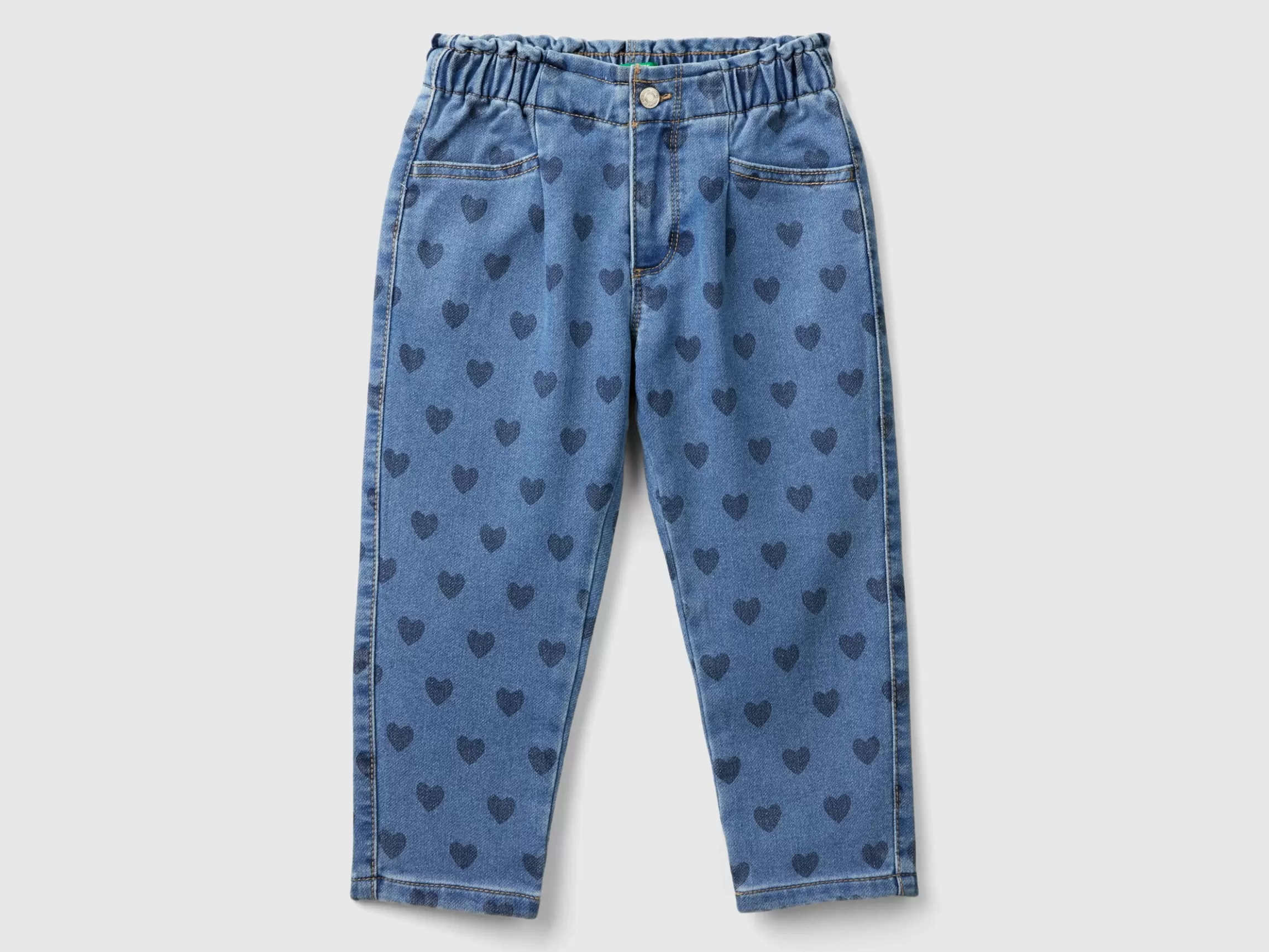 United Colors of Benetton jeans with hearts