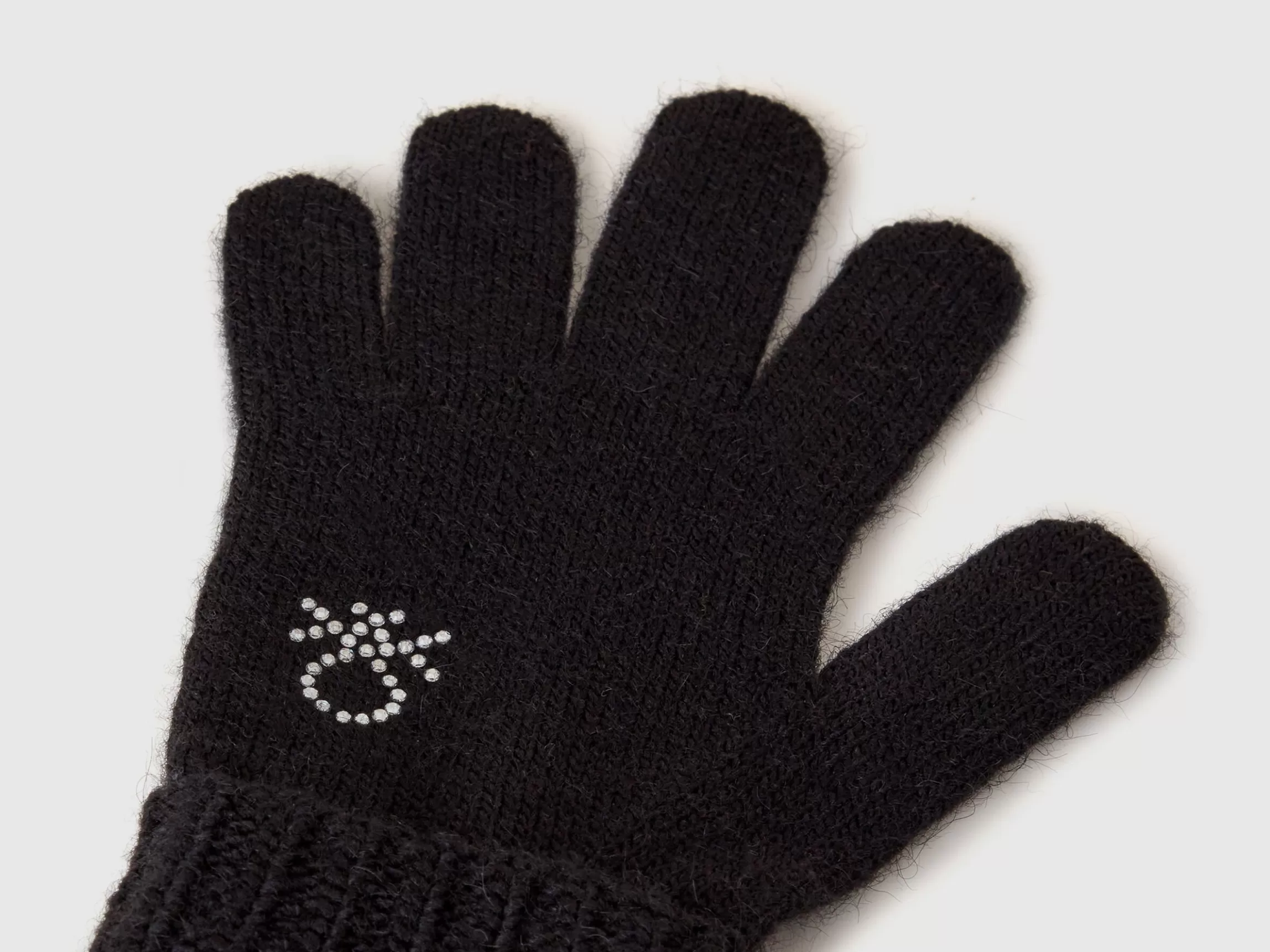 United Colors of Benetton Knit gloves with logo