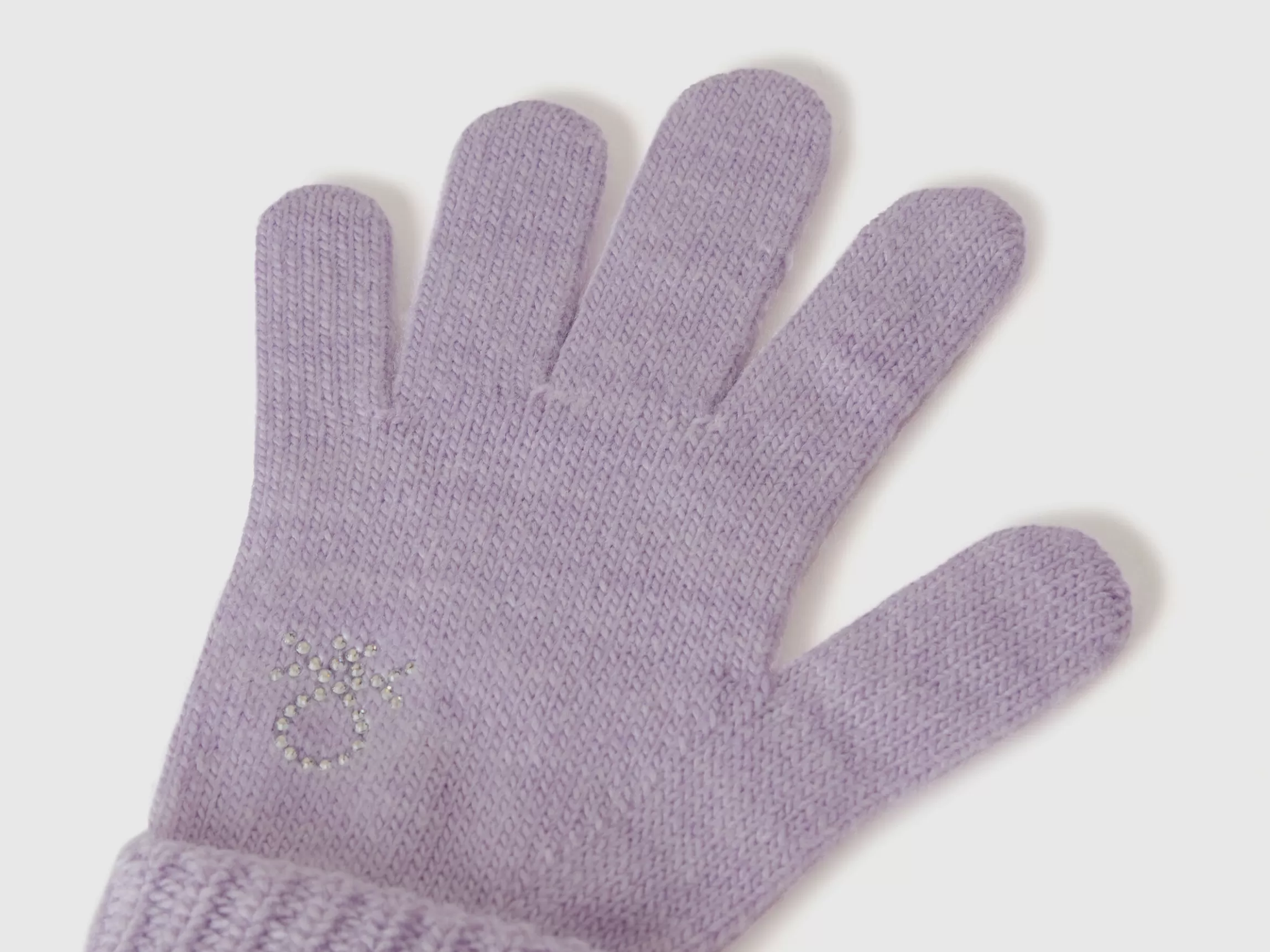 United Colors of Benetton Knit gloves with logo