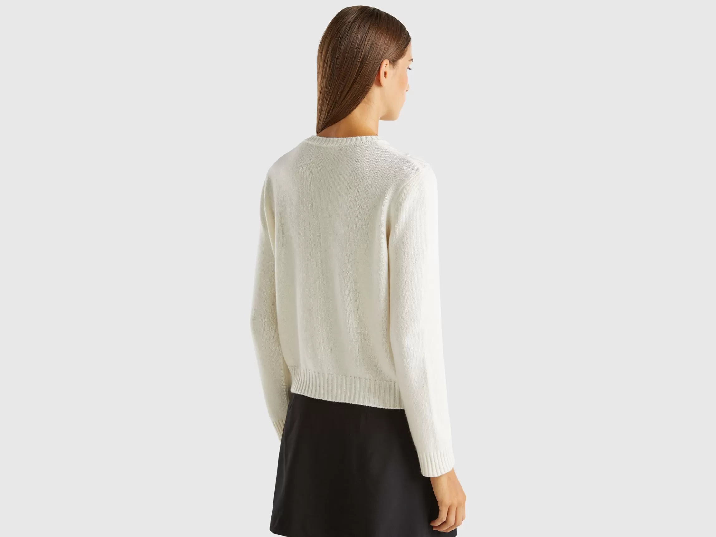 United Colors of Benetton Knit sweater with inlay