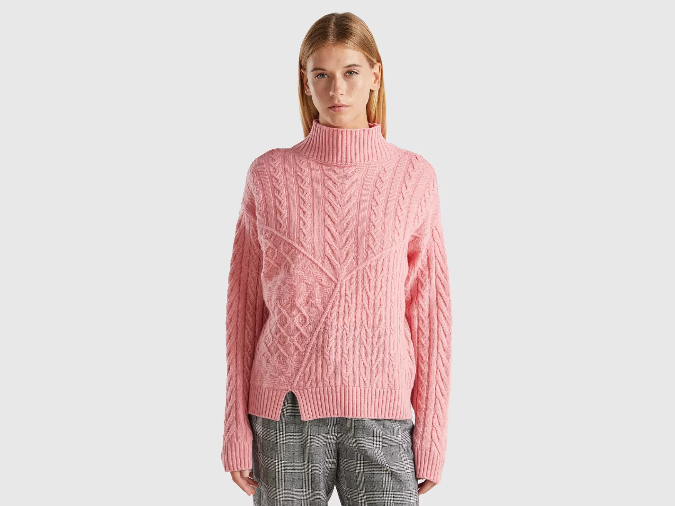 United Colors of Benetton Knit turtle neck sweater