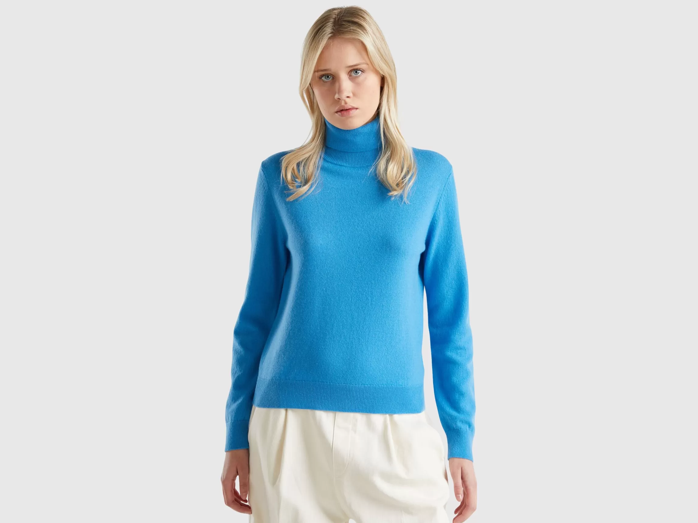 United Colors of Benetton turtleneck in pure cashmere