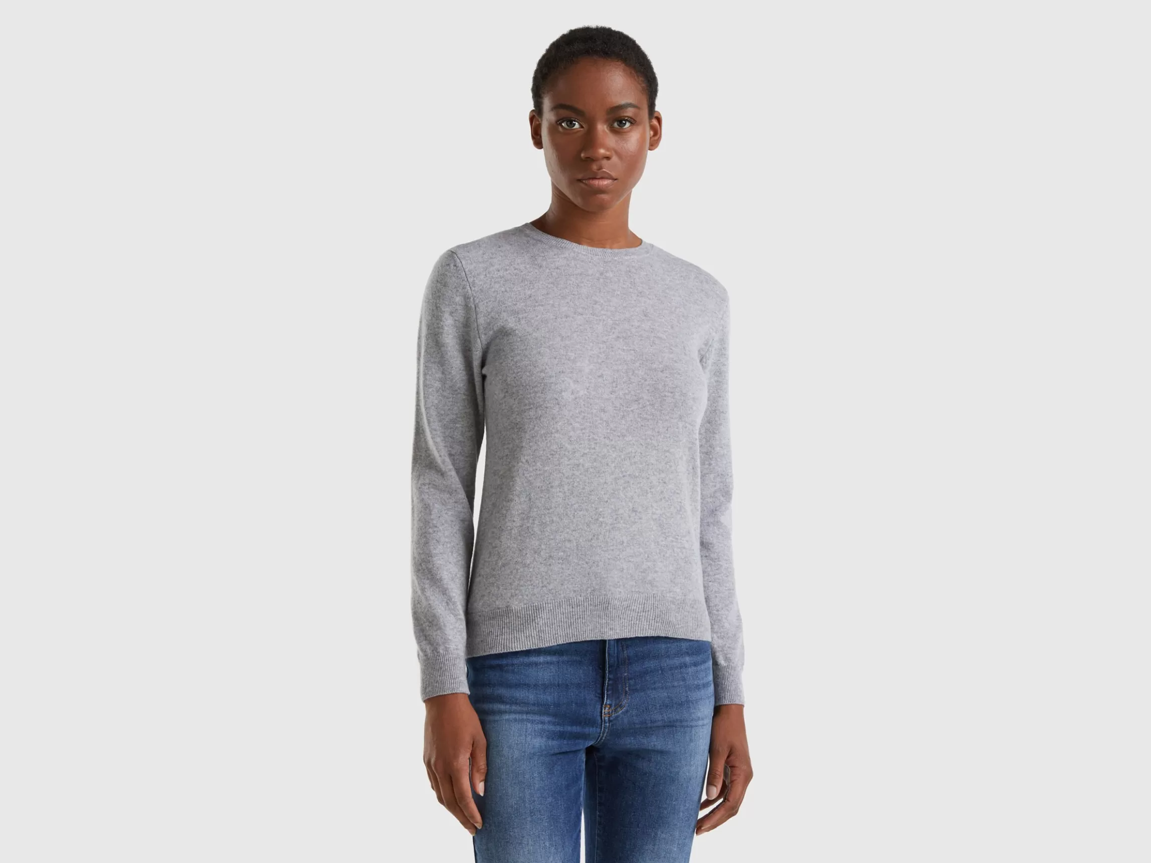 United Colors of Benetton crew neck sweater in Merino wool