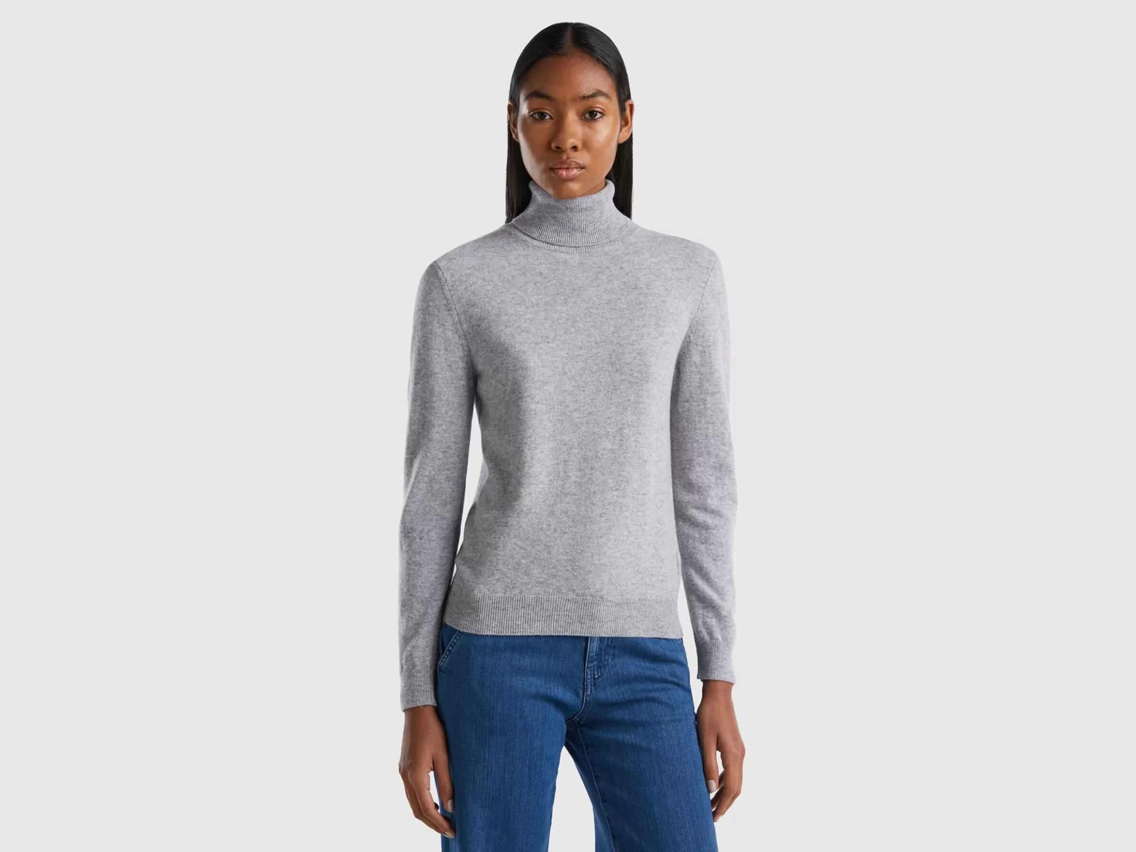 United Colors of Benetton turtleneck in pure Merino wool