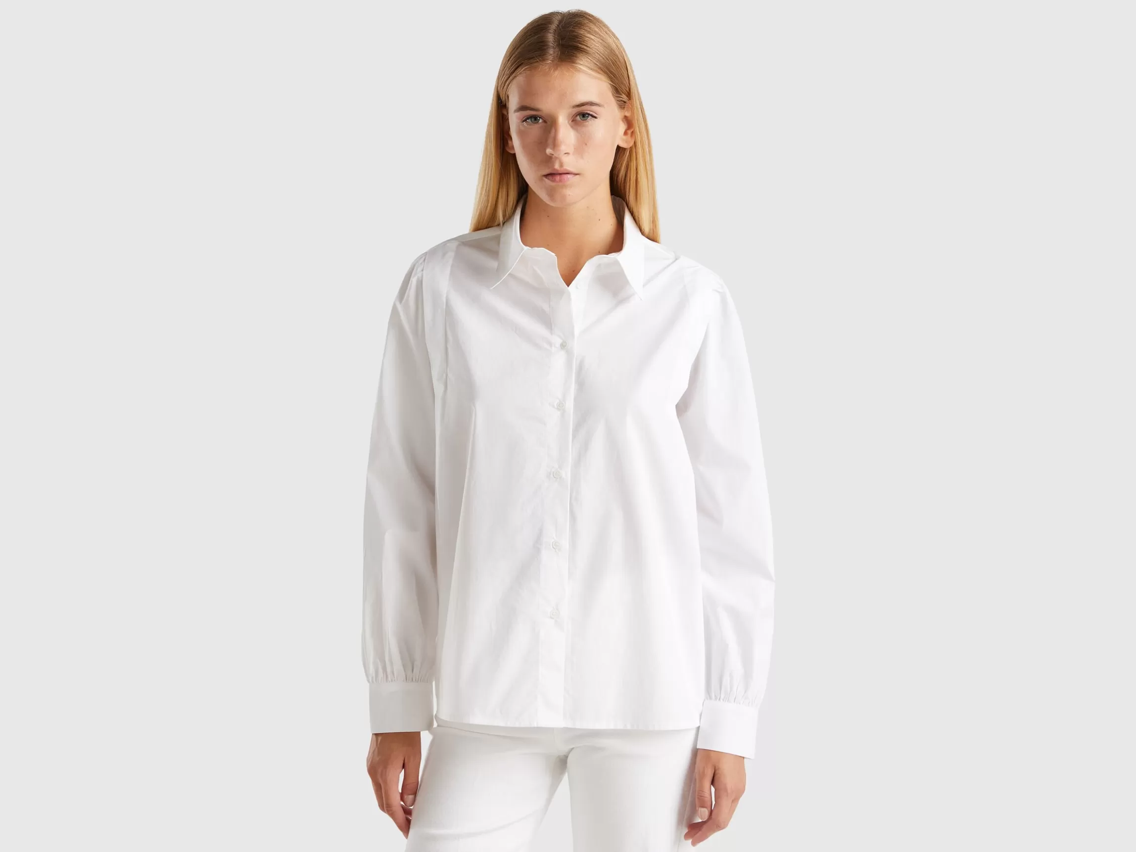 United Colors of Benetton Lightweight shirt in pure cotton