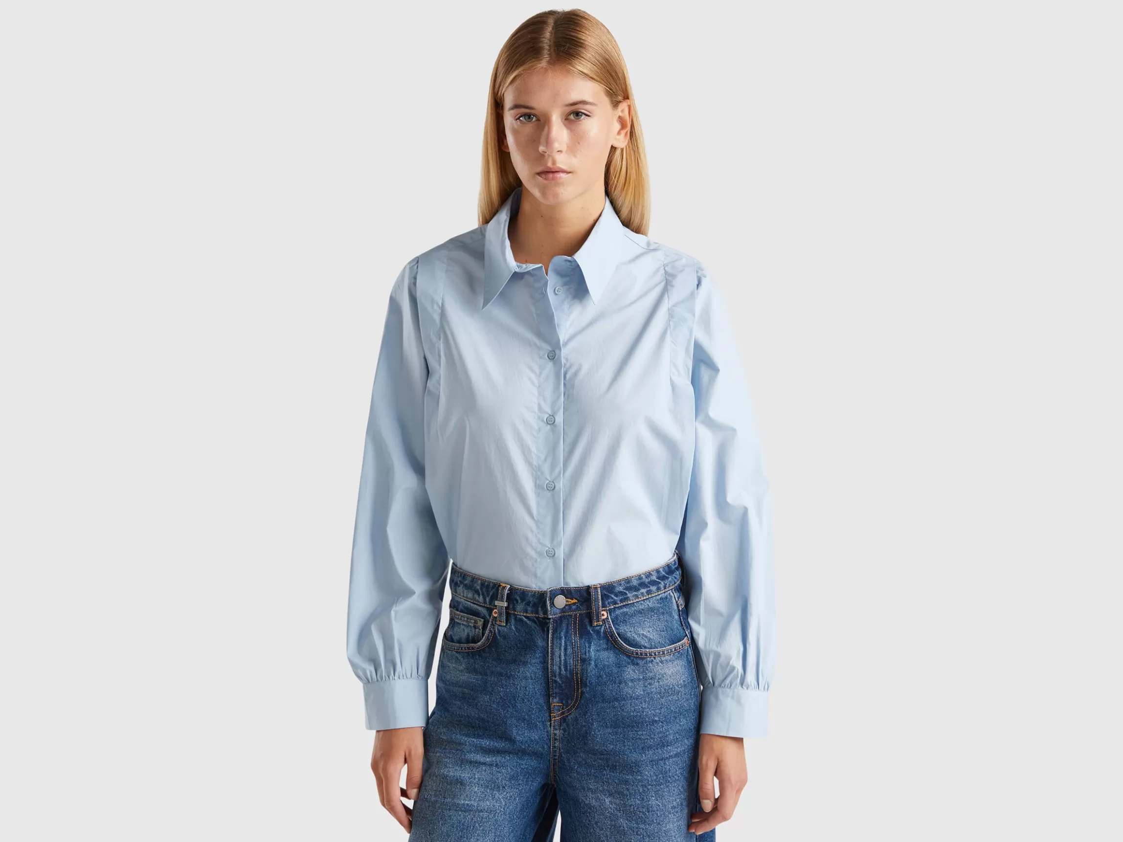 United Colors of Benetton Lightweight shirt in pure cotton