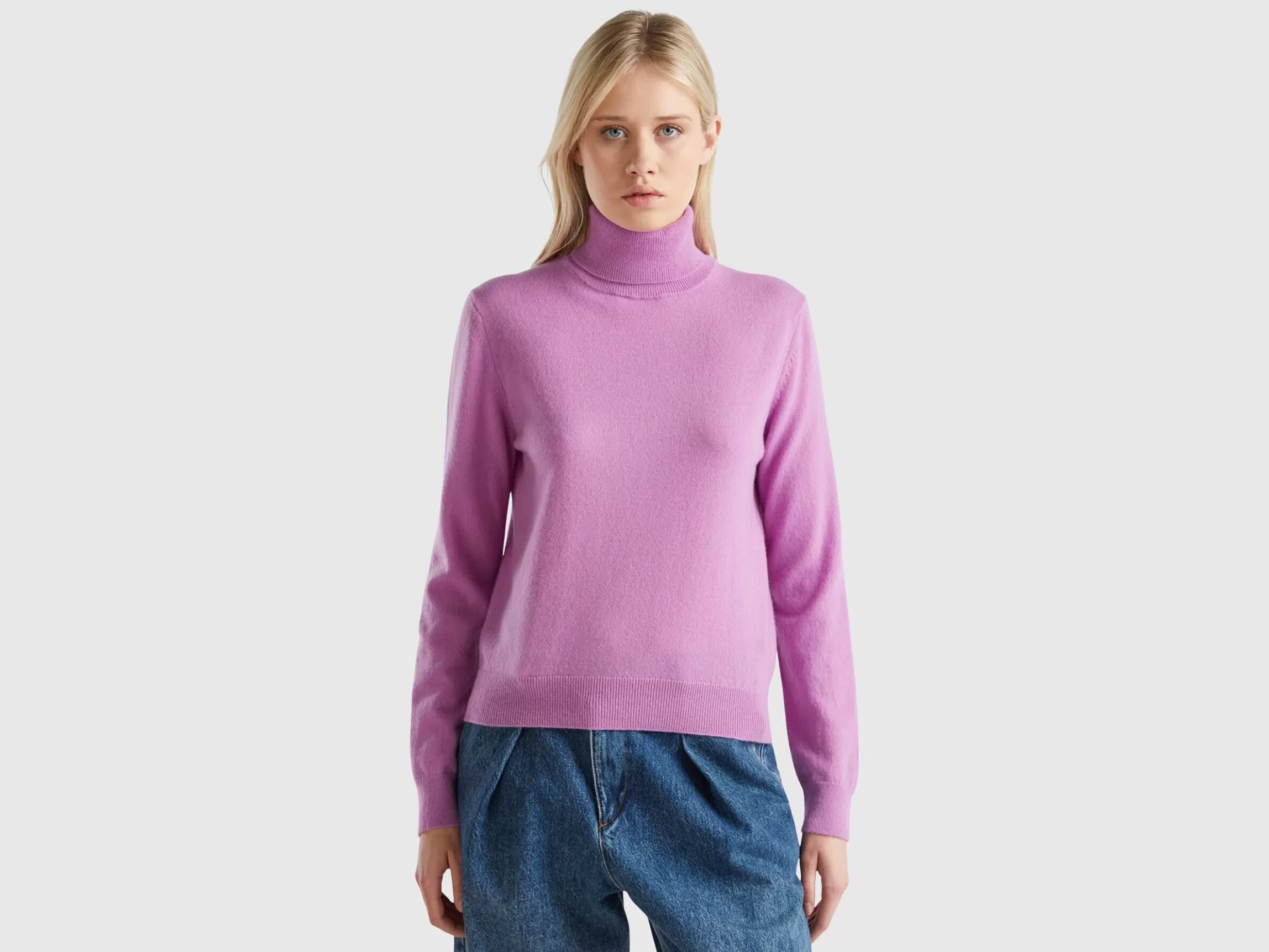 United Colors of Benetton turtleneck in pure cashmere